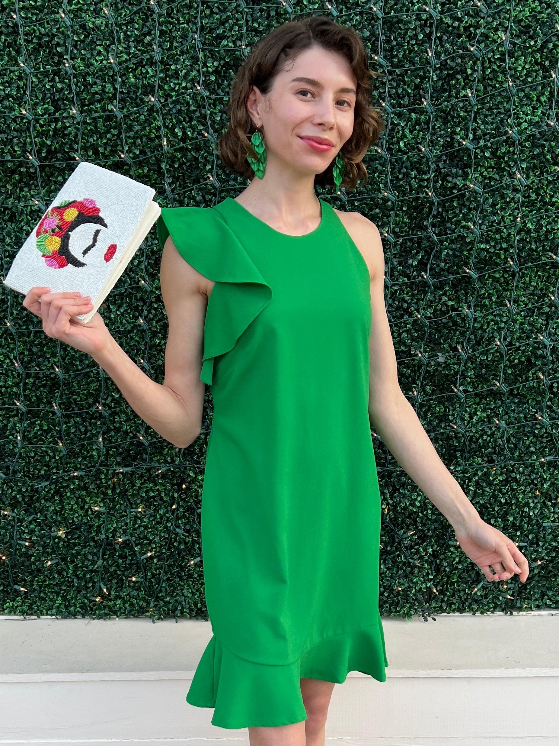 Cascading Ruffle Halter Dress - Image 5