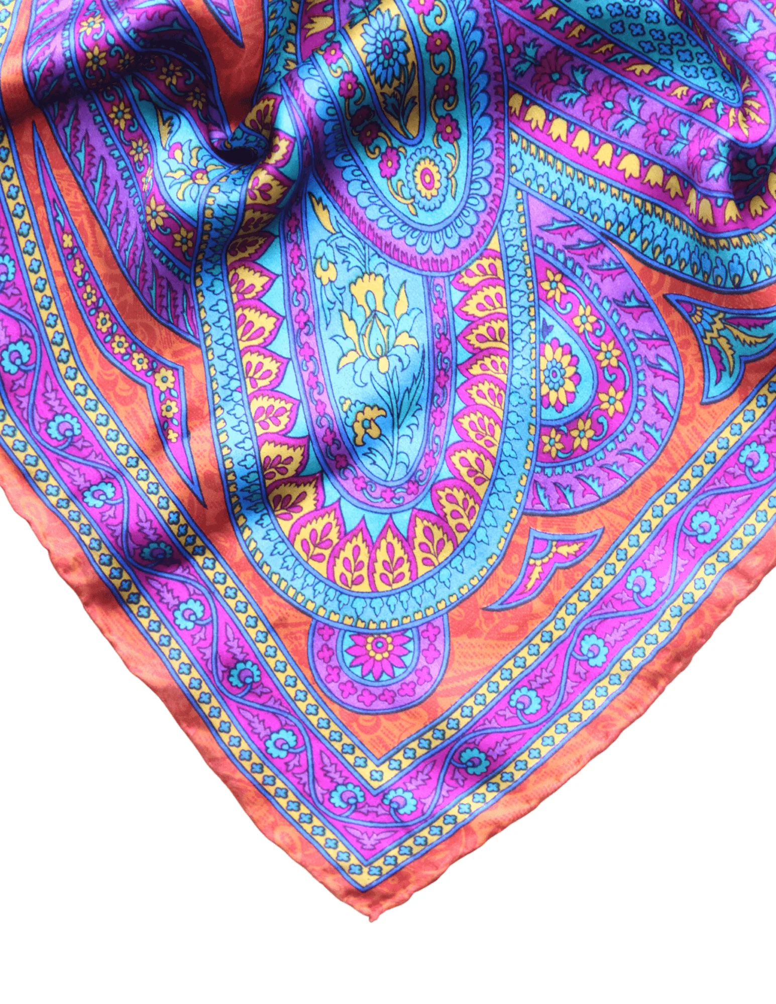100% Silk Print Anu Scarf - Image 4