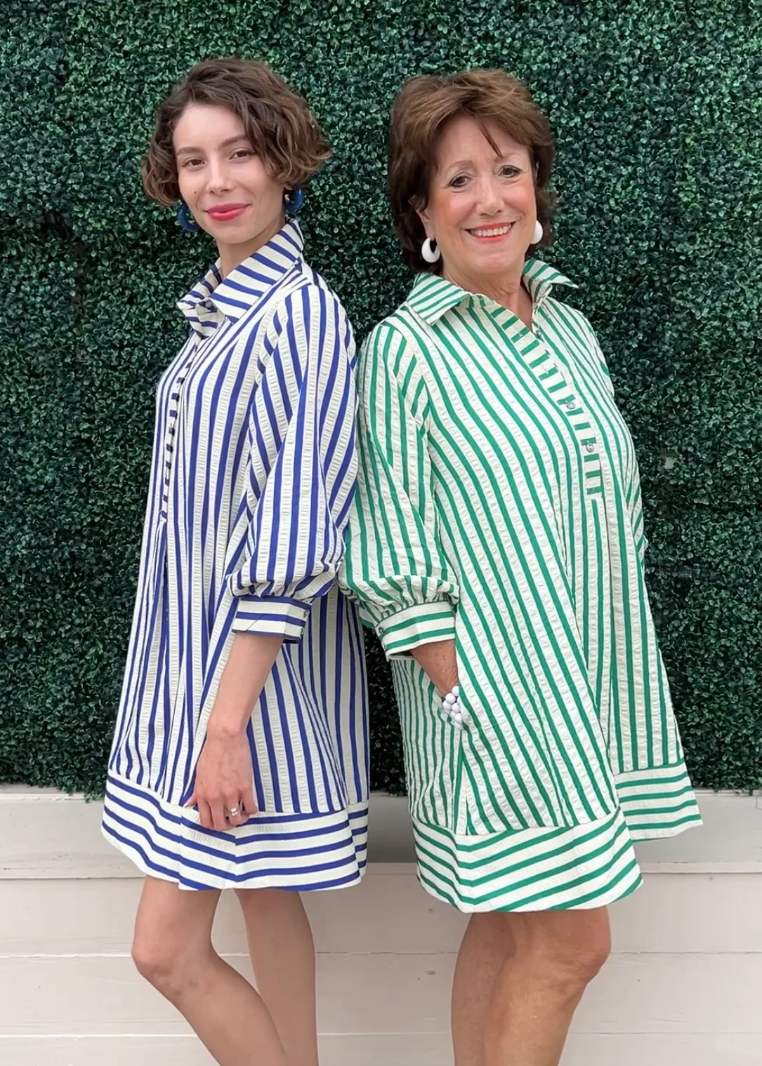 Striped Seersucker Dress - Image 6