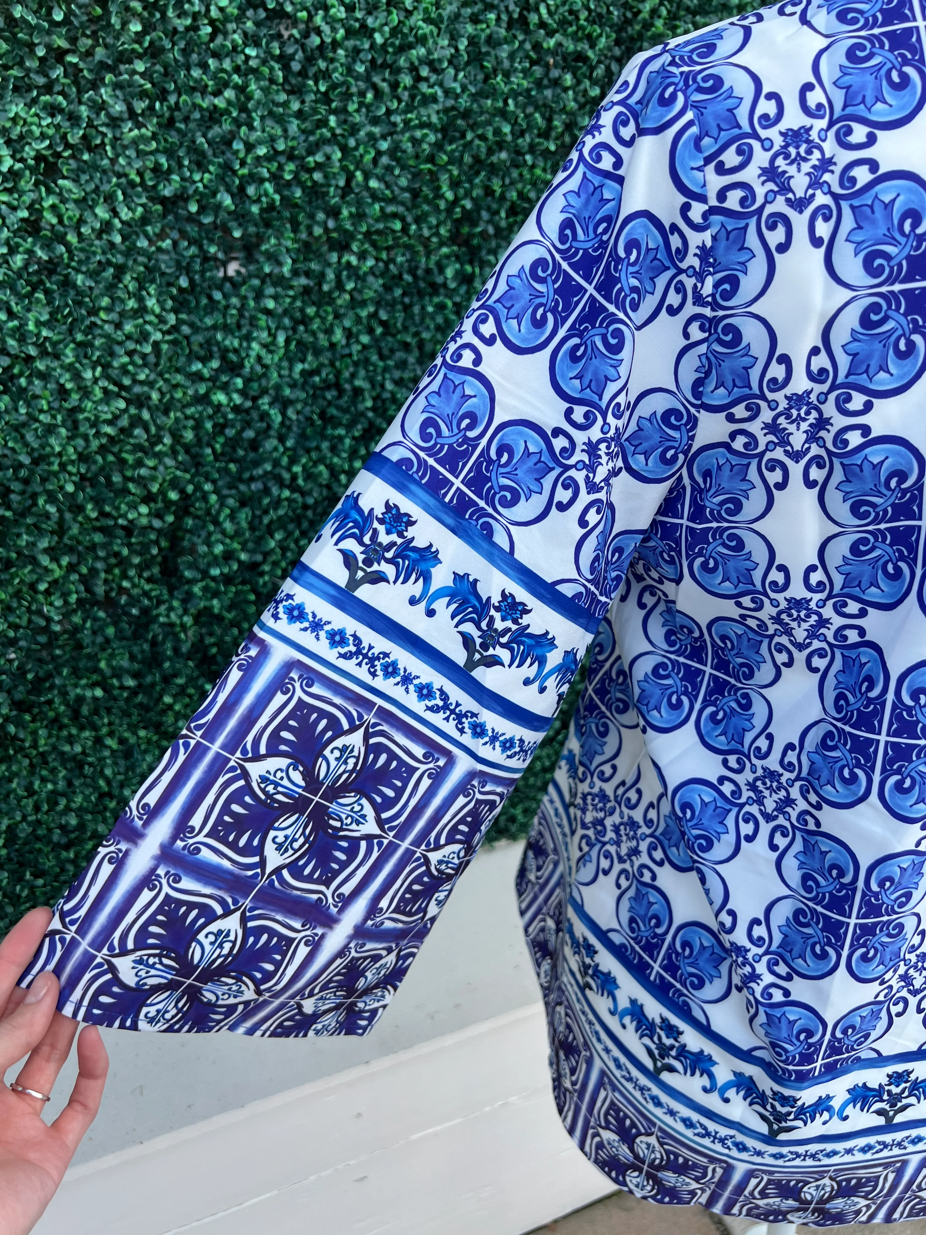 Damask Tile Tunic Top - Image 5