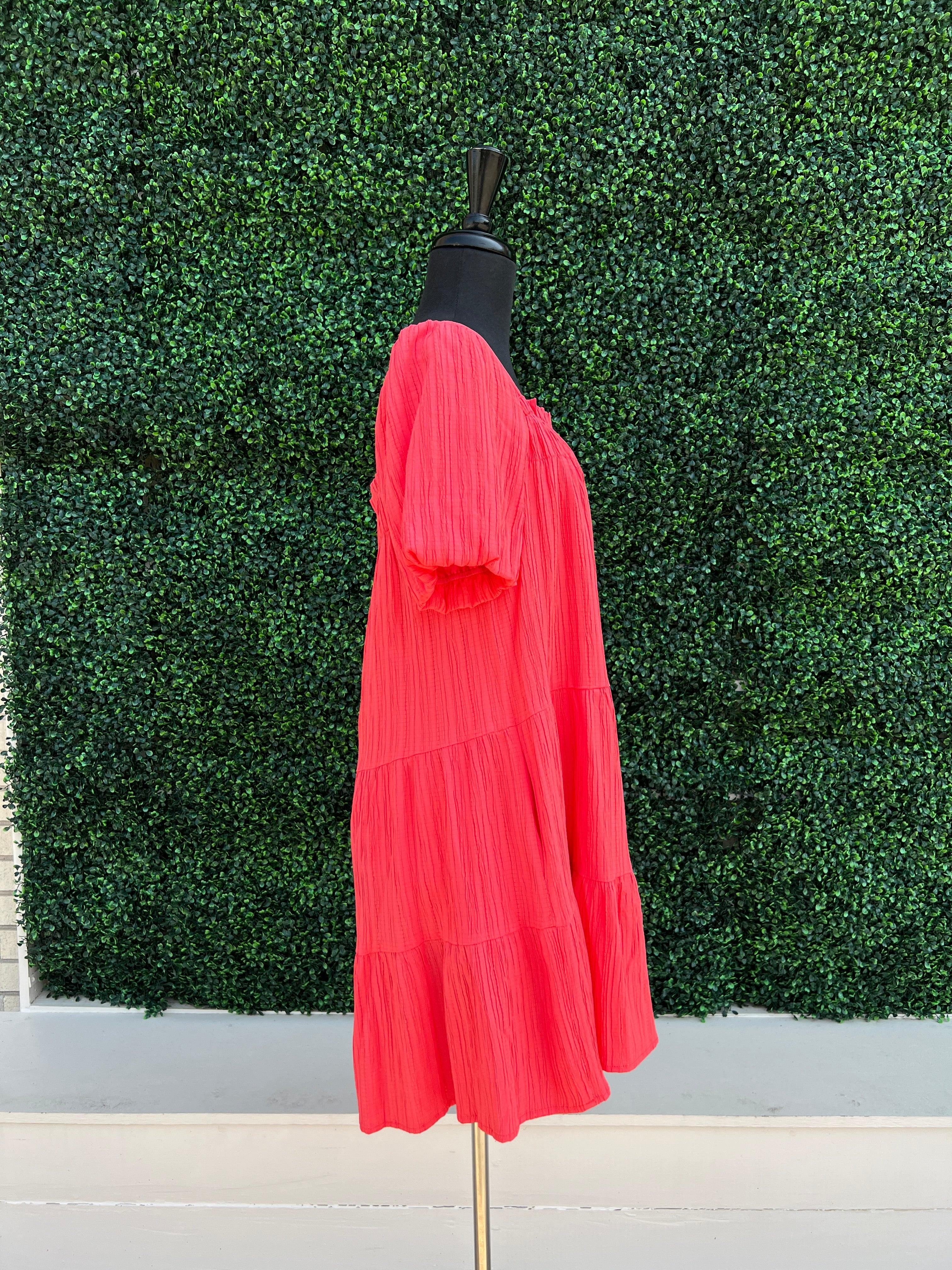Tangerine Tiers Dress - Image 4