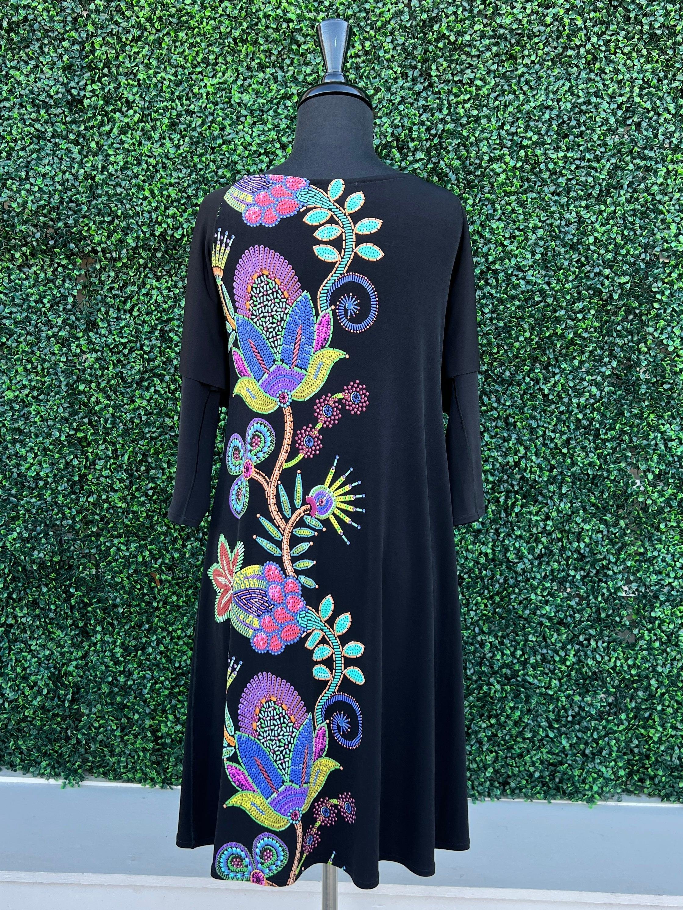 Beaded Cascade Dress - Image 3