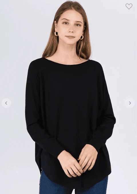 Curved Hem Sweater - Image 9