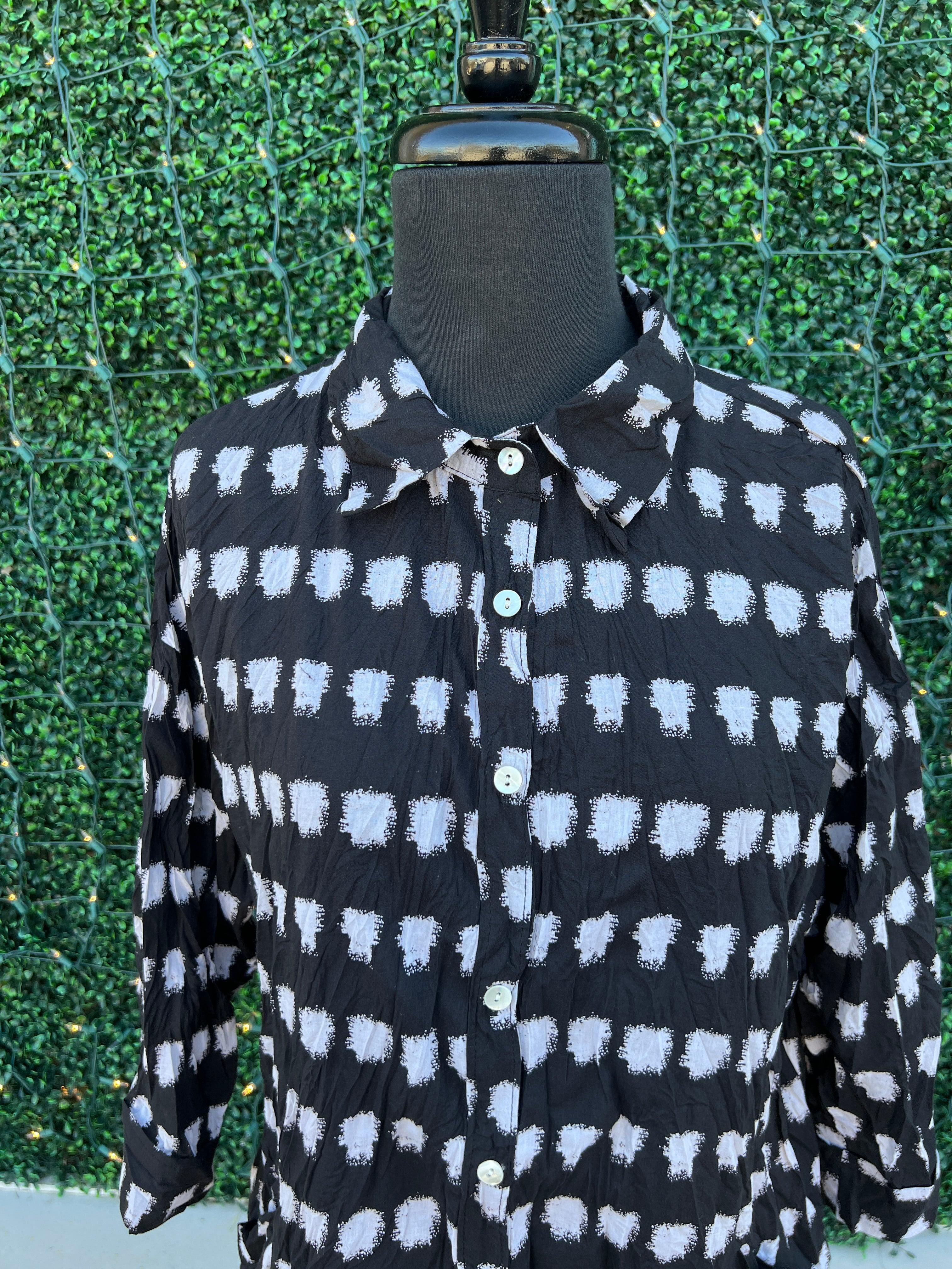 Black JIJI Button Down Dress - Image 3