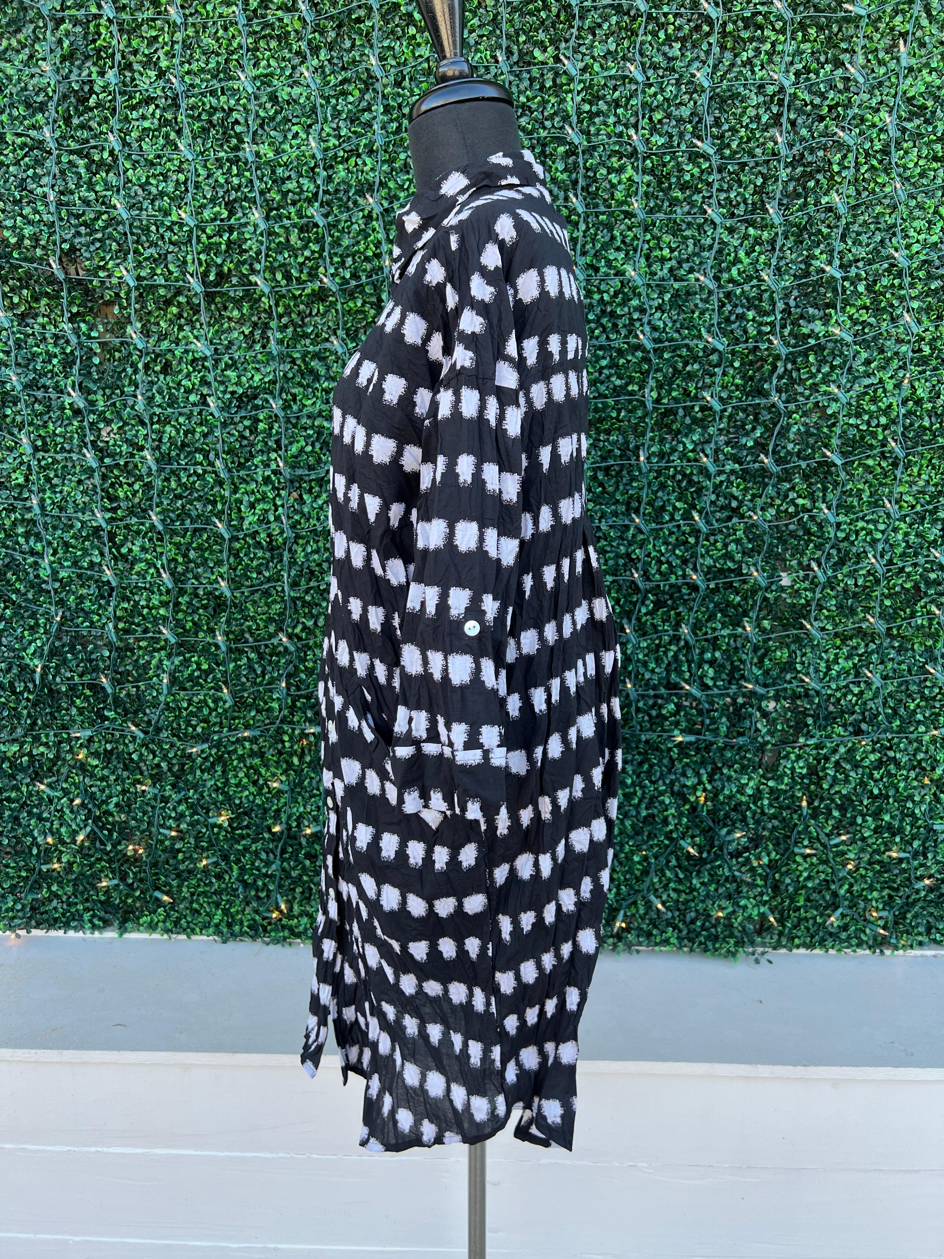 Black JIJI Button Down Dress - Image 6