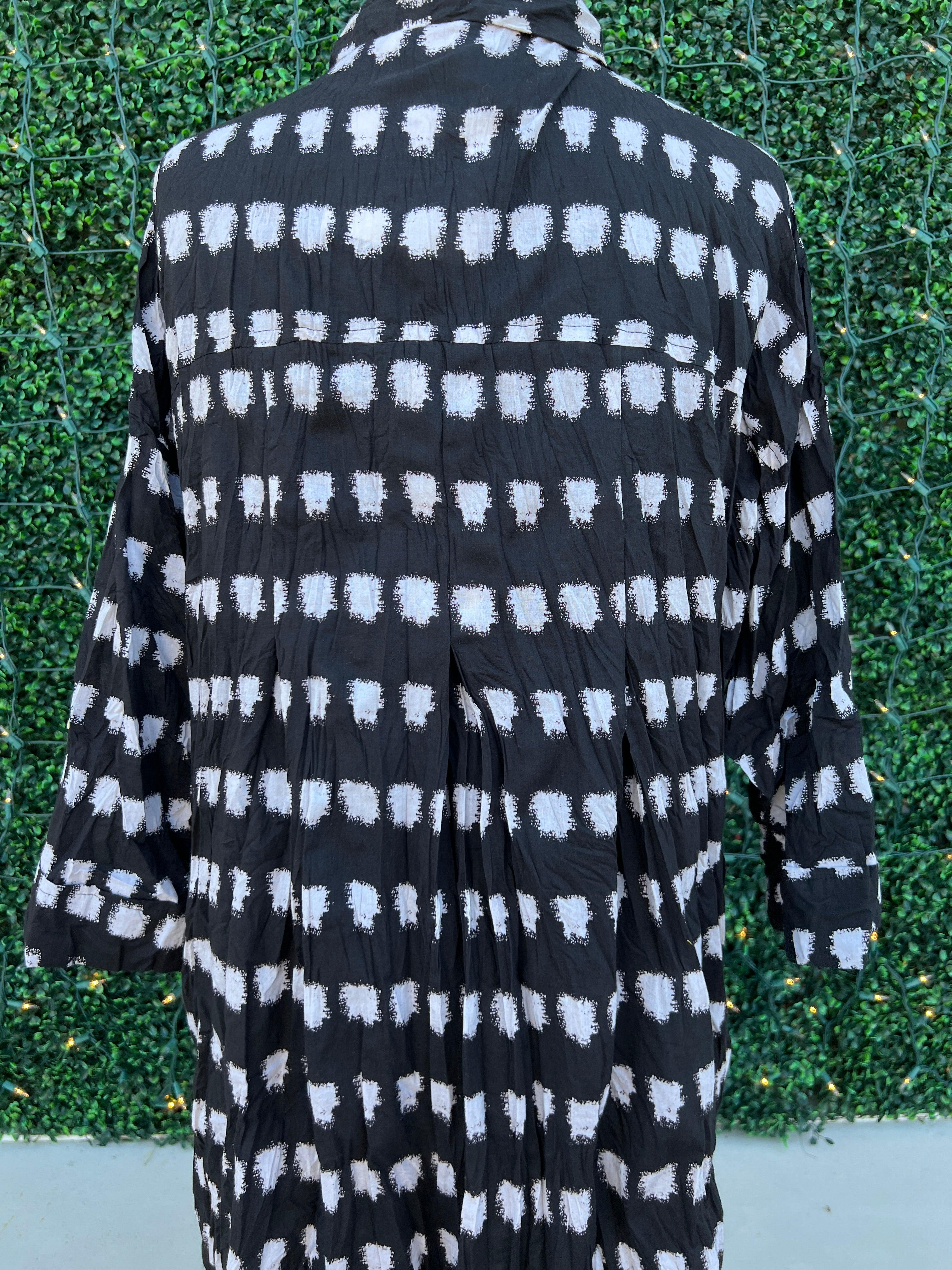 Black JIJI Button Down Dress - Image 7