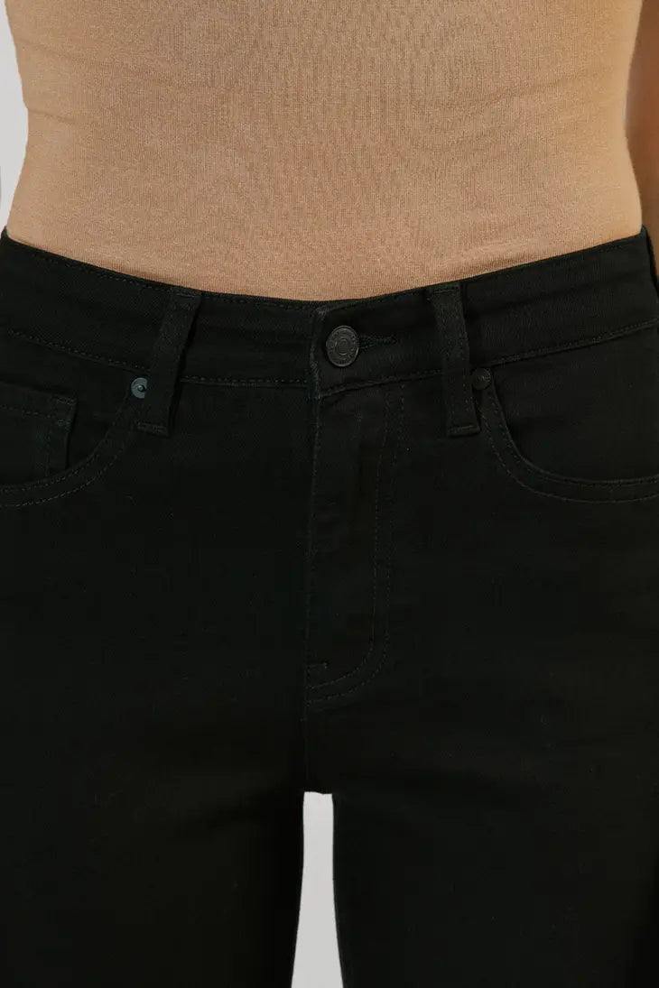 Black Slim Straight Jeans - Image 4