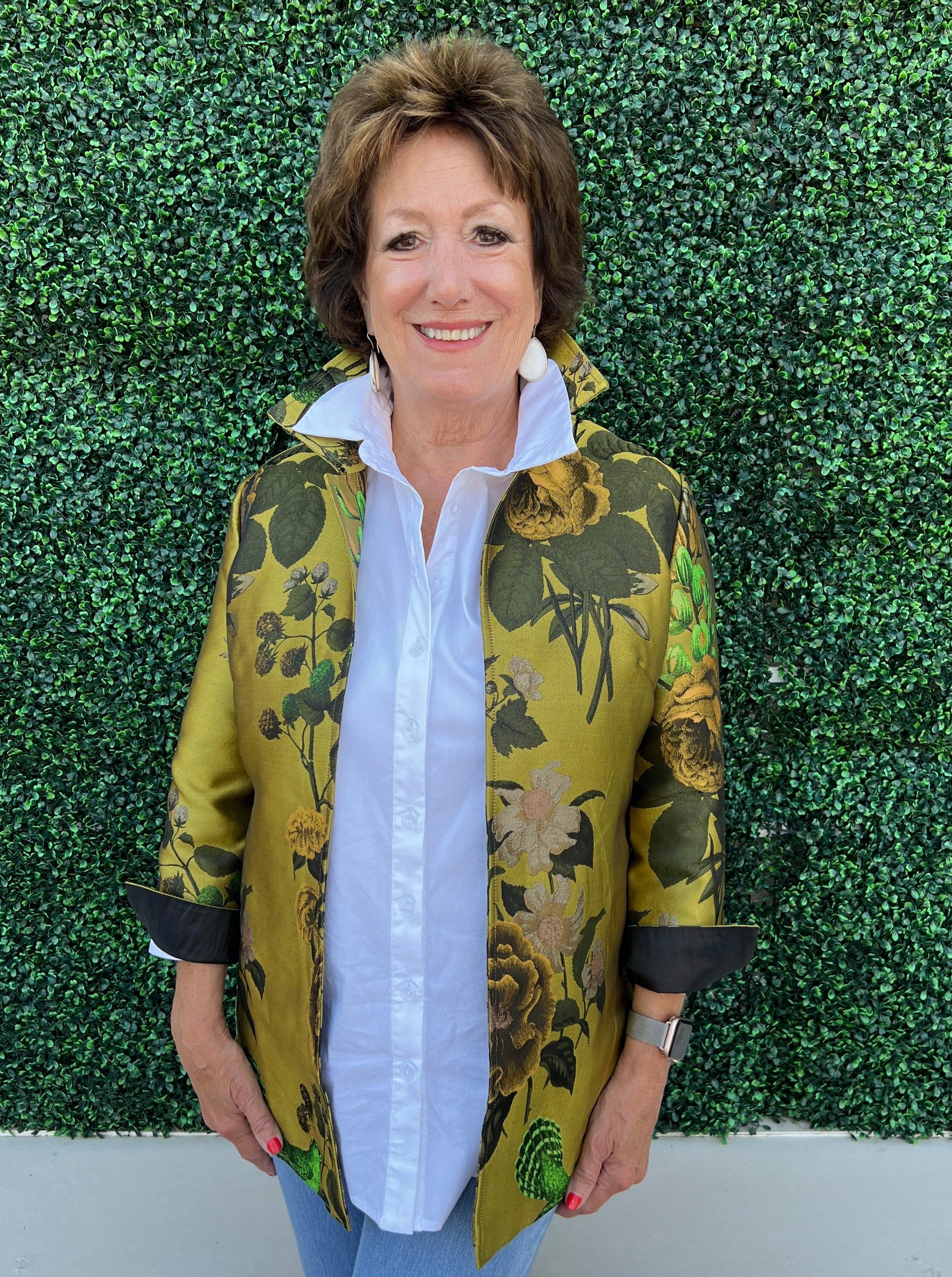 Bird Floral Blazer Jacket - Image 2