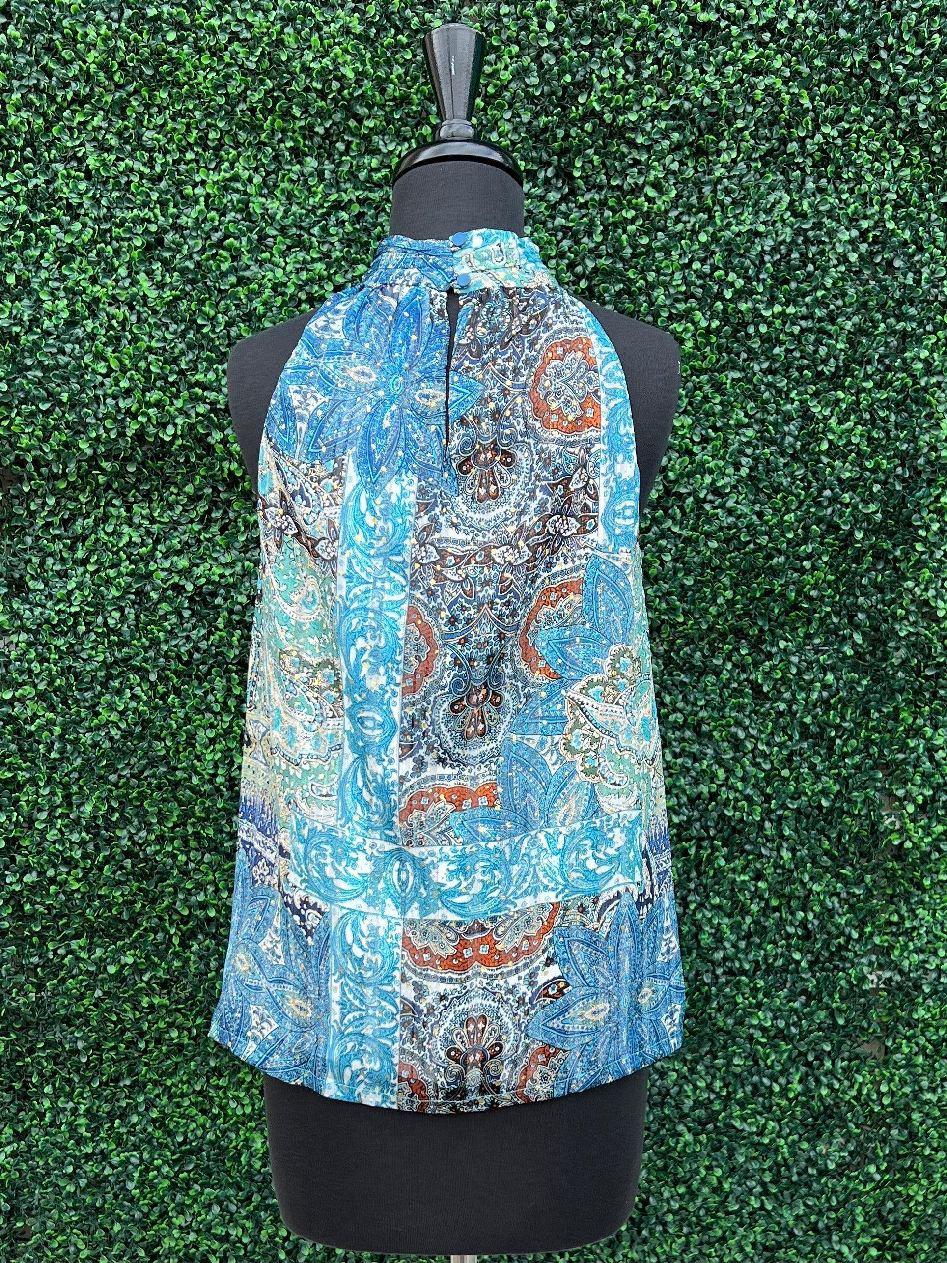 Paisley Breeze Halter Top - Image 3