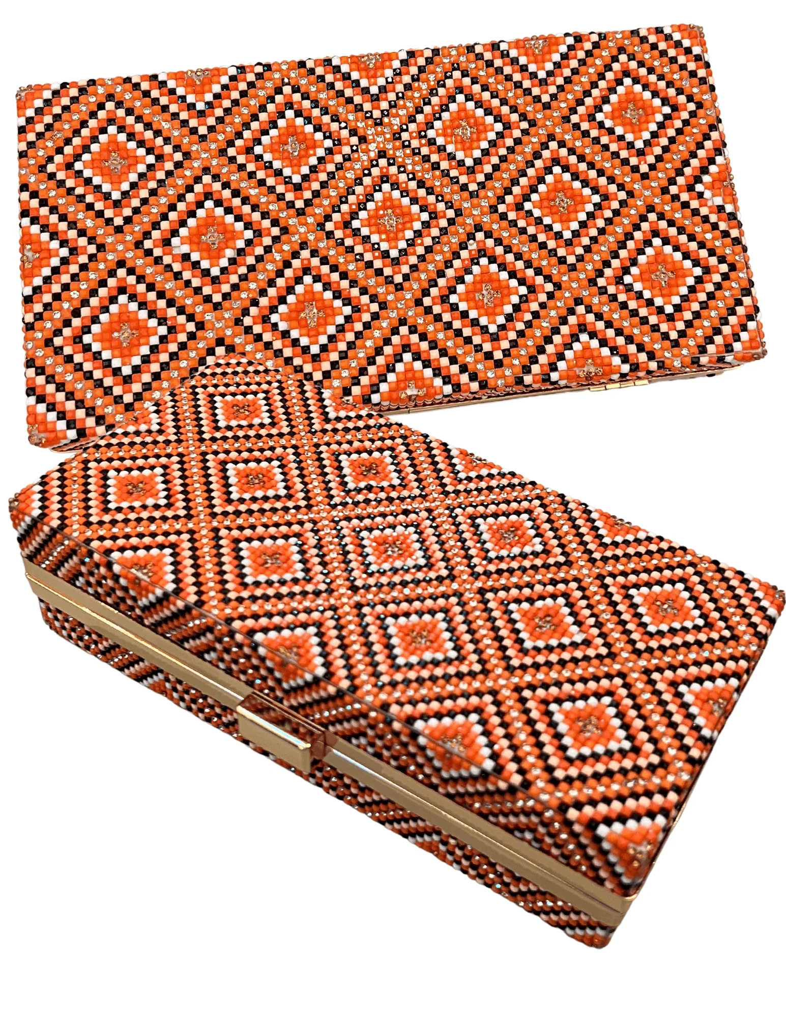 Gem Painting Chevron Clutch - Image 3
