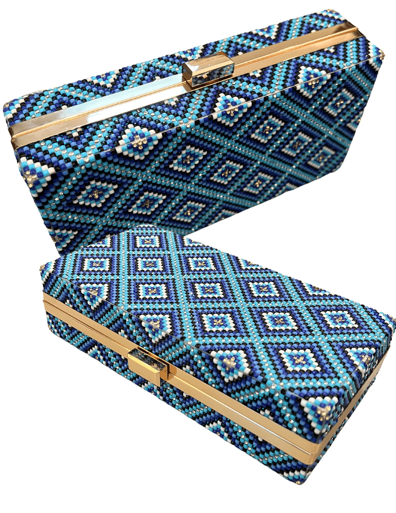 Gem Painting Chevron Clutch - Image 4
