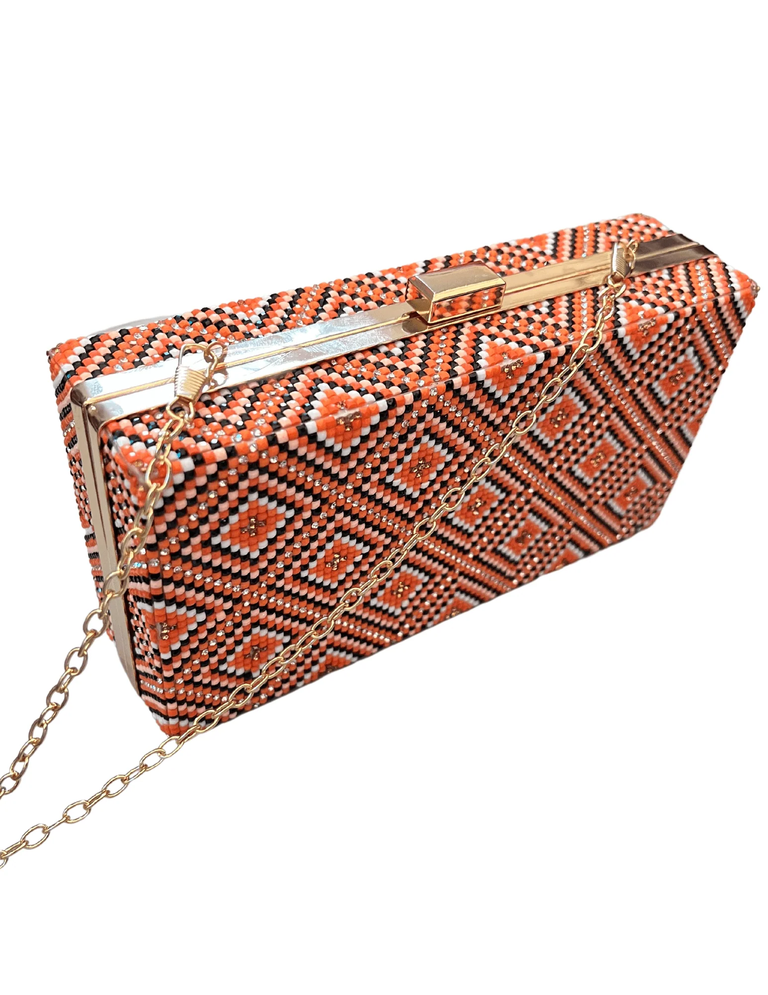 Gem Painting Chevron Clutch - Image 5