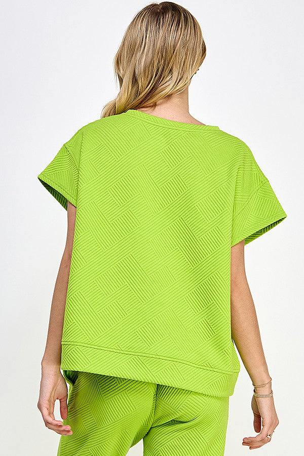 Cap Sleeve Athleisure Top - Image 2