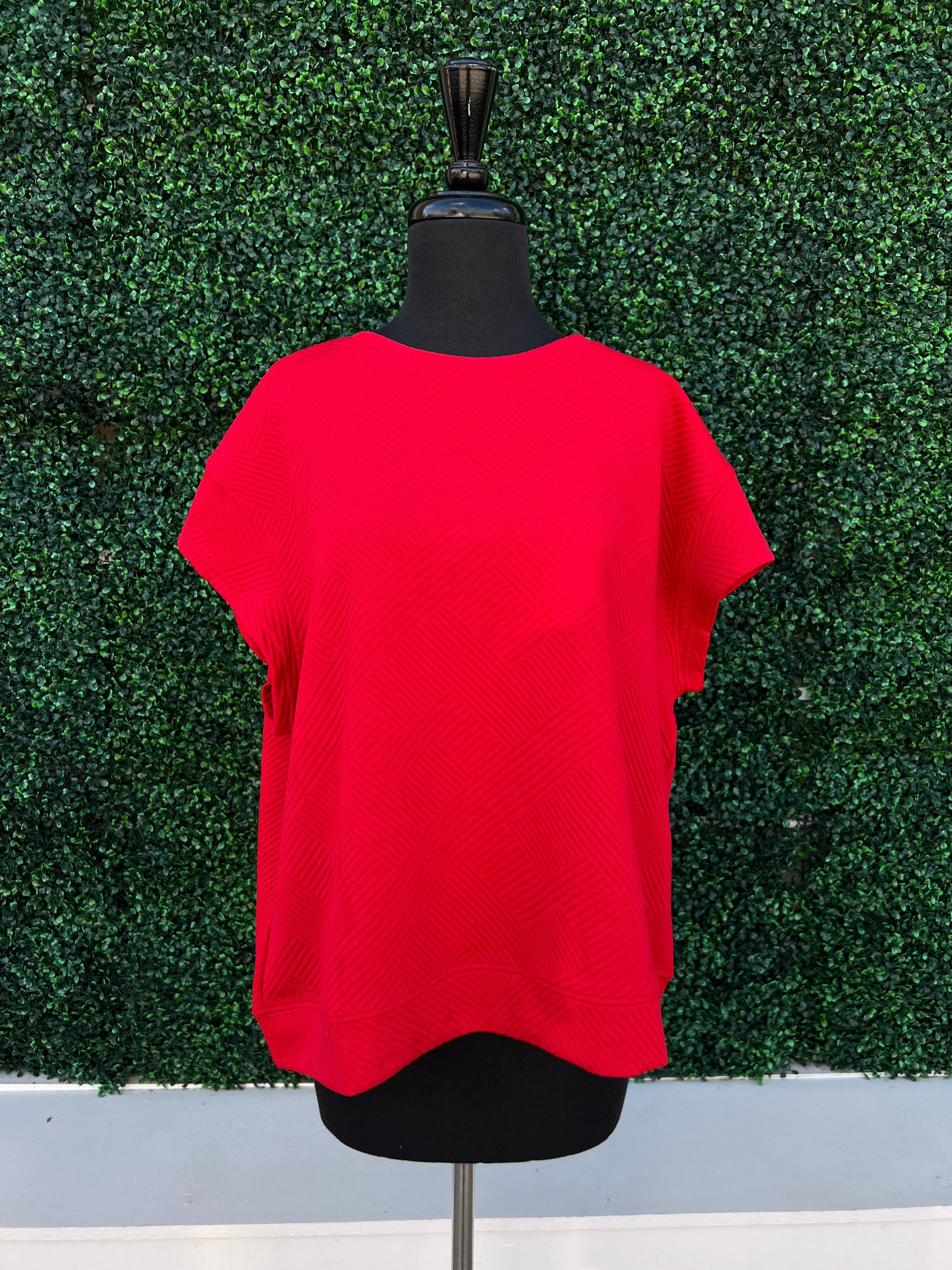 Cap Sleeve Athleisure Top - Image 4