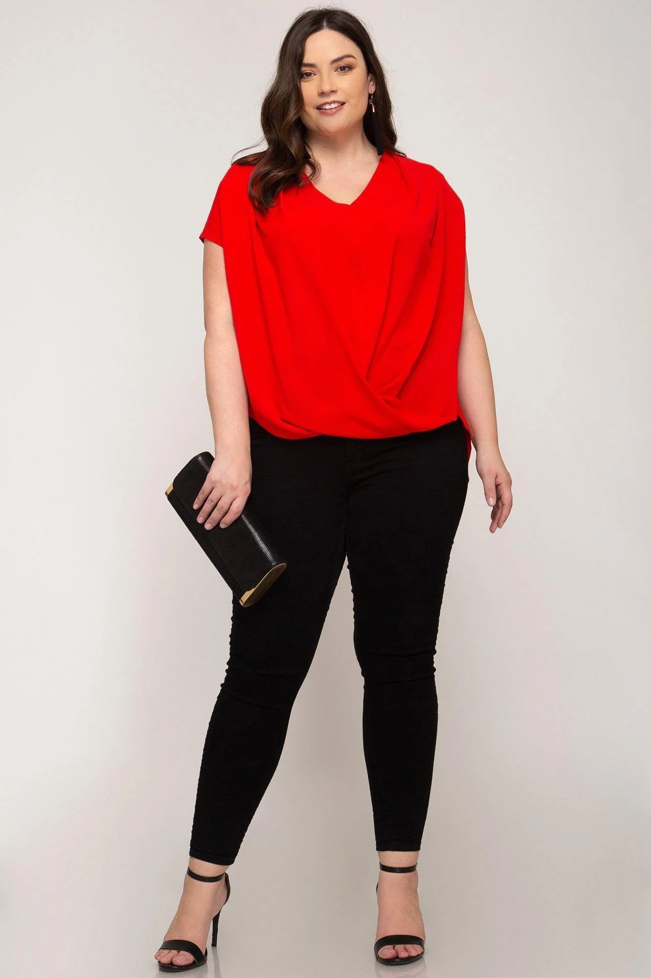 Cap Sleeved Criss-Cross Top - Image 4