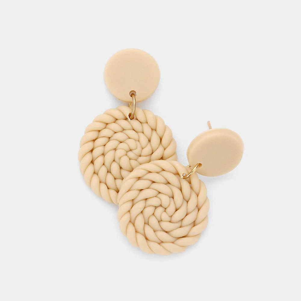 Clay Braided Earrings - Image 3