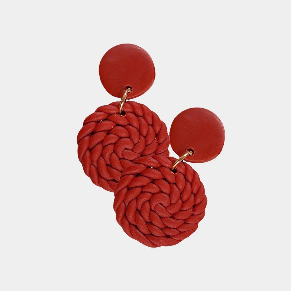 Clay Braided Earrings - Image 4