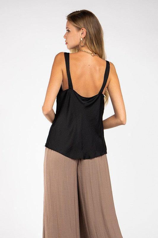 Cowl Neck Drape Top - Image 3