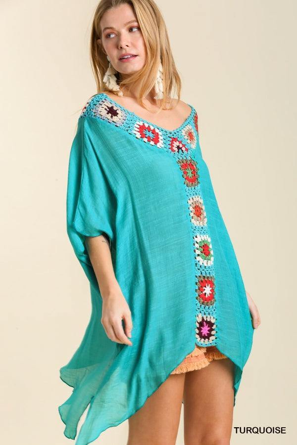 Crochet Caftan Coverup/Top - Image 5