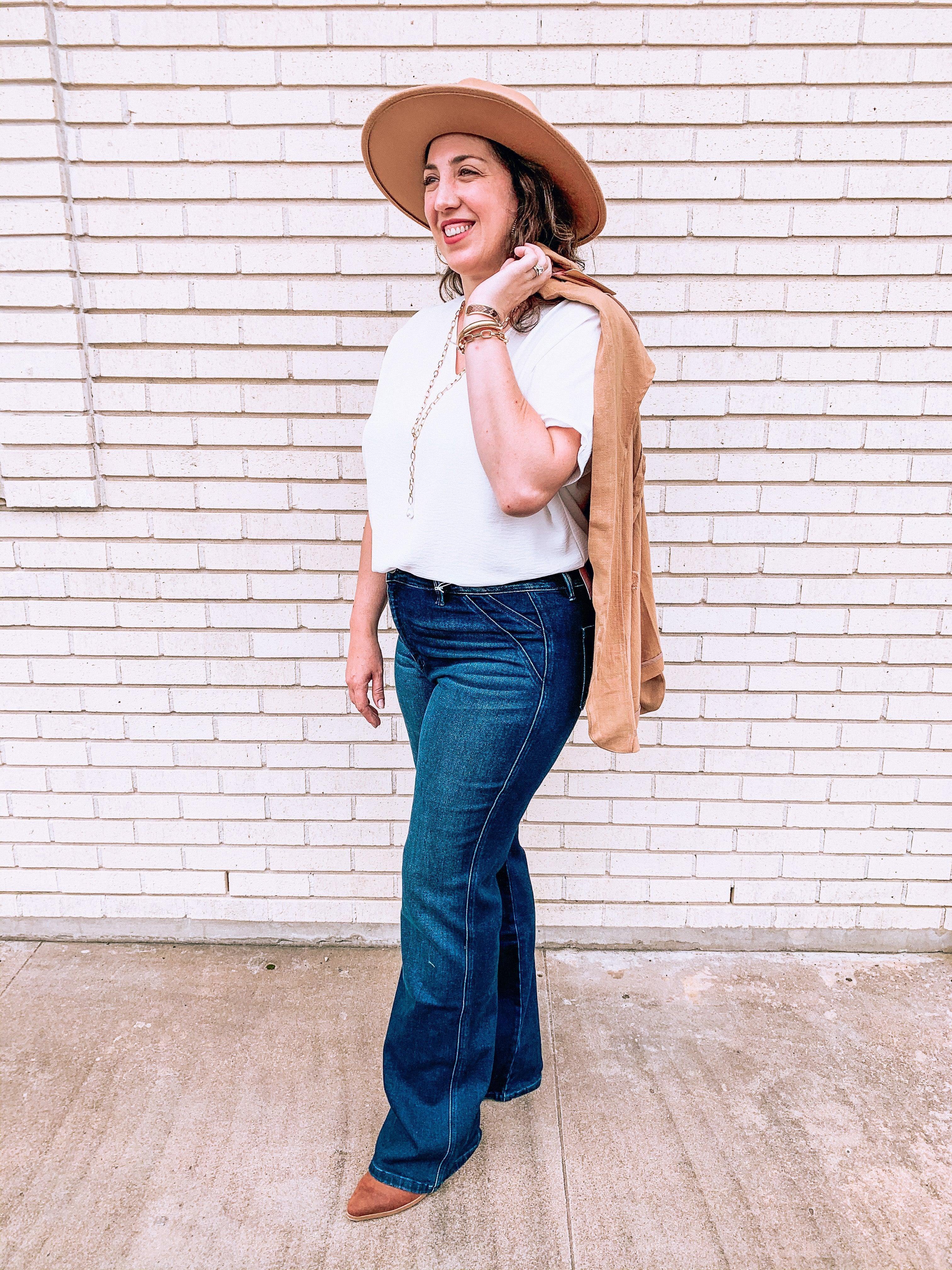 Dark Wash Flare Jean