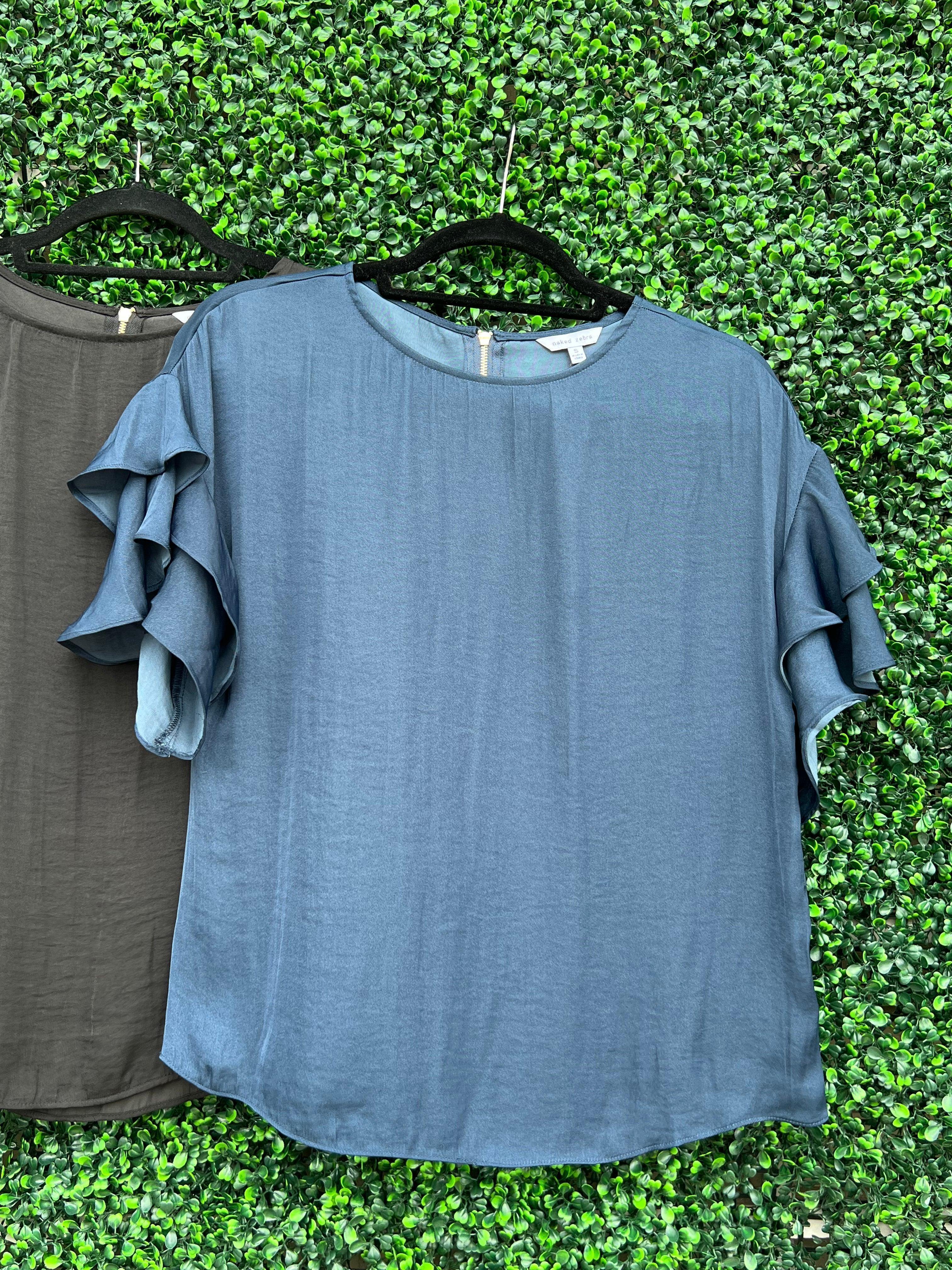Double Ruffle Sleeve Top - Image 17
