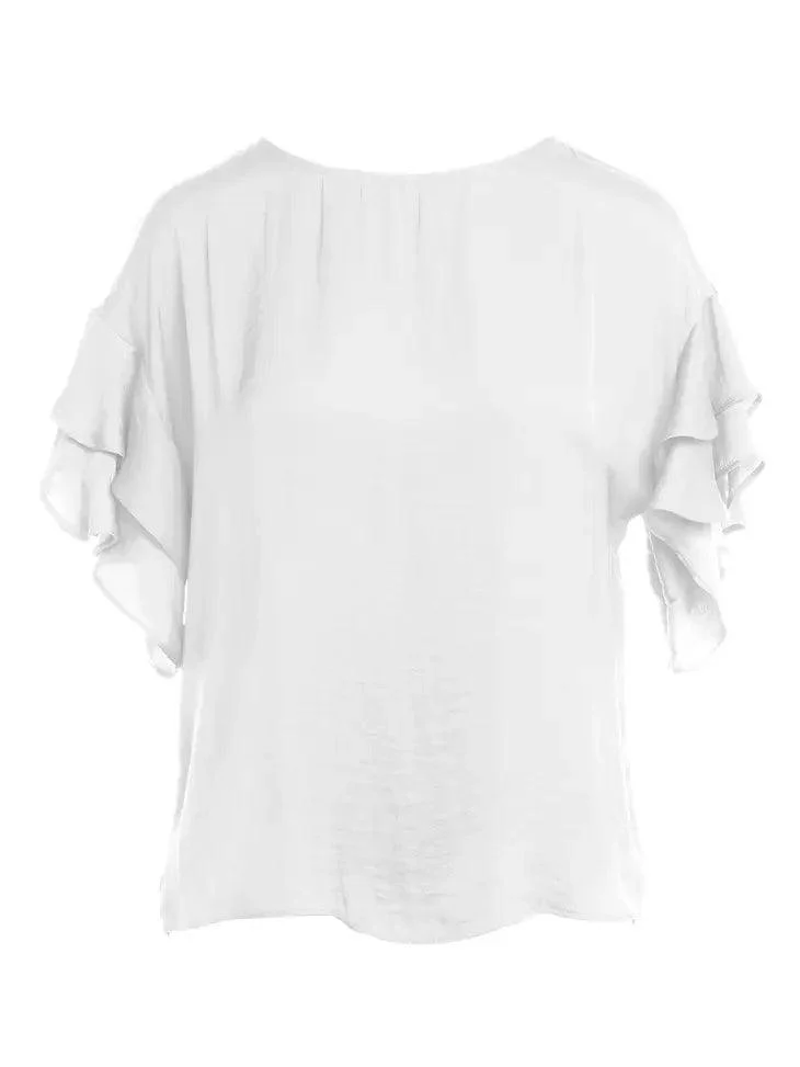 Double Ruffle Sleeve Top - Image 21