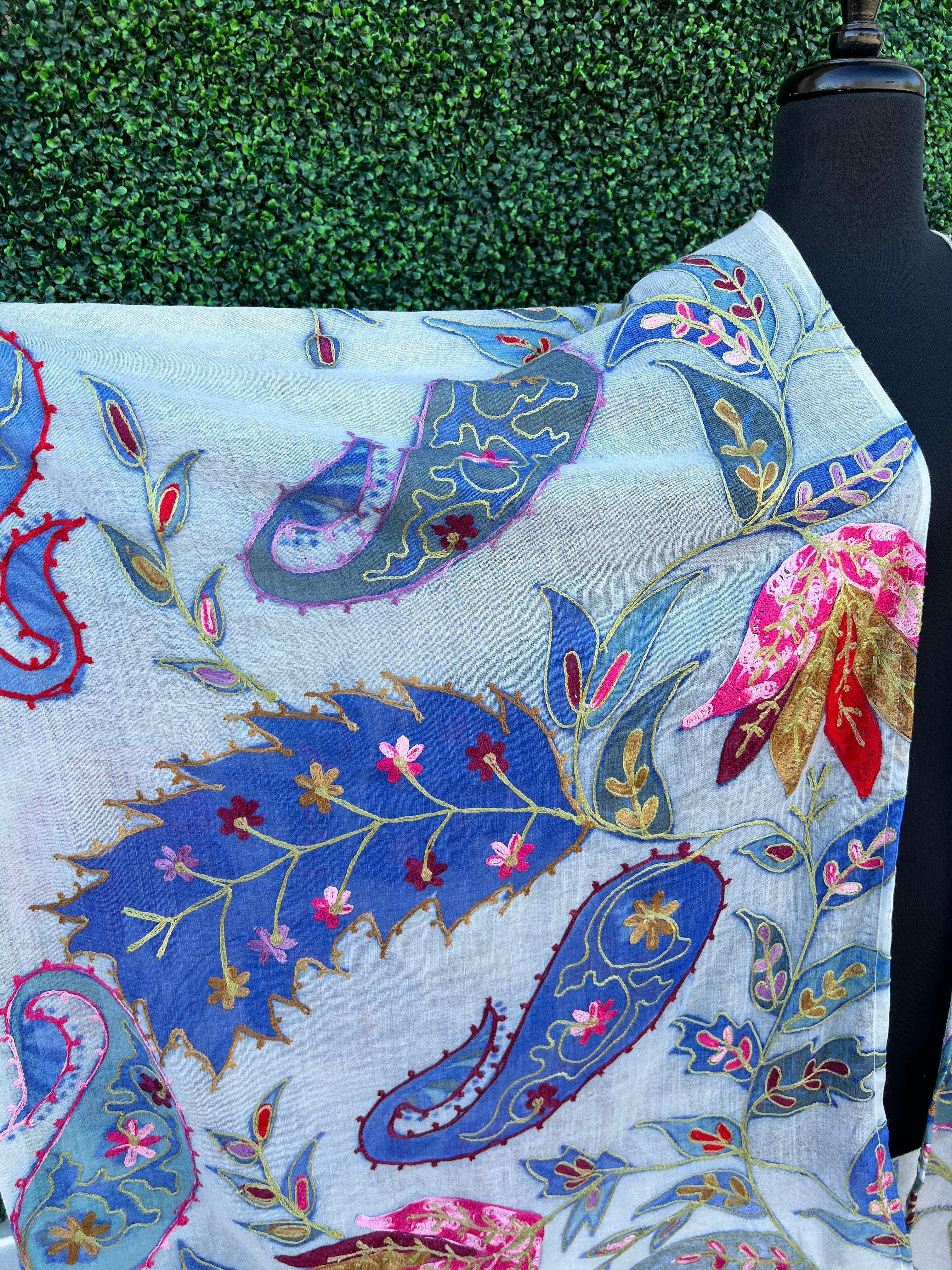 ANU Embroidered Delta Ruana - Image 3