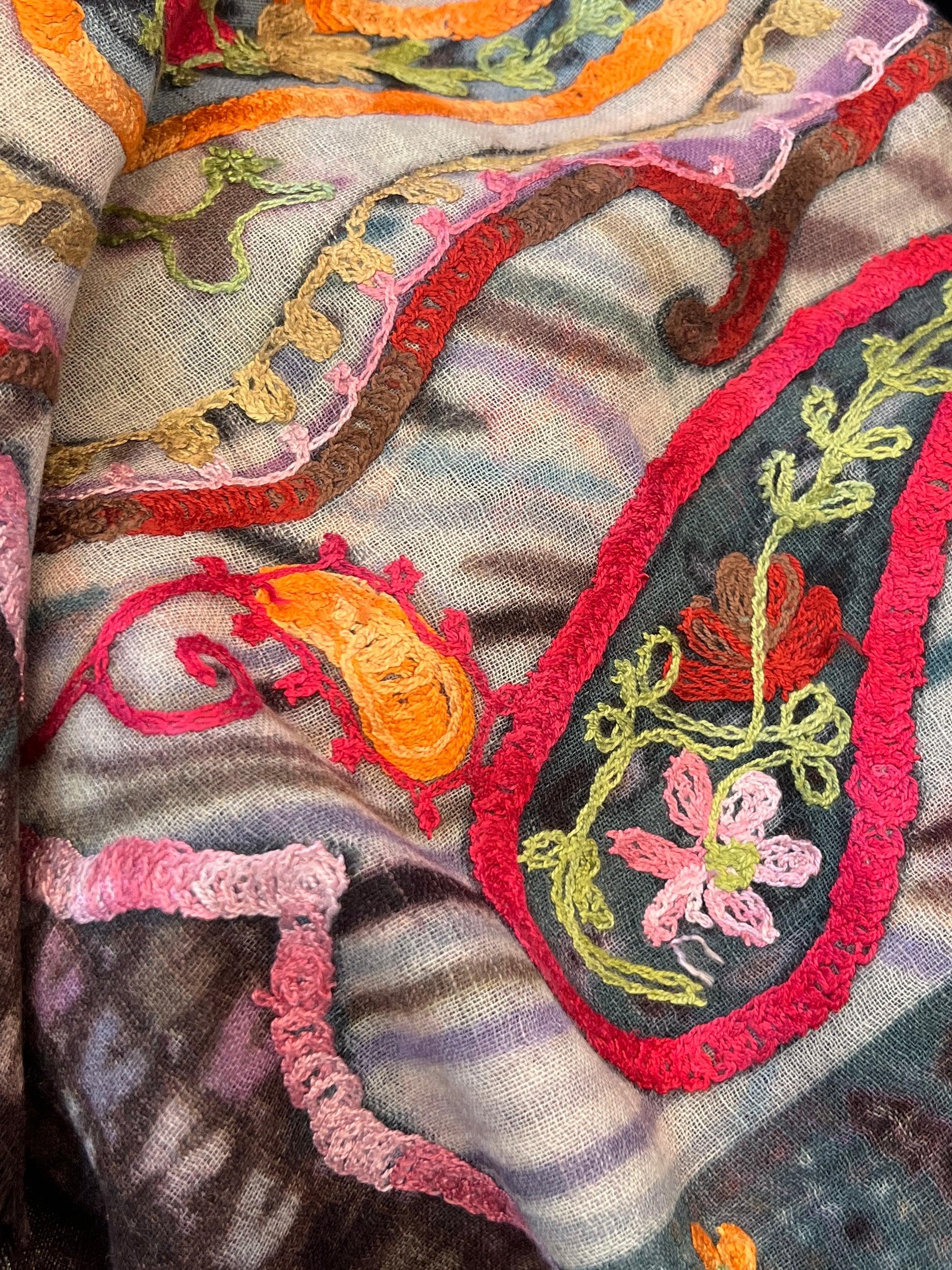 Embroidered Equinox Shawl - Image 3