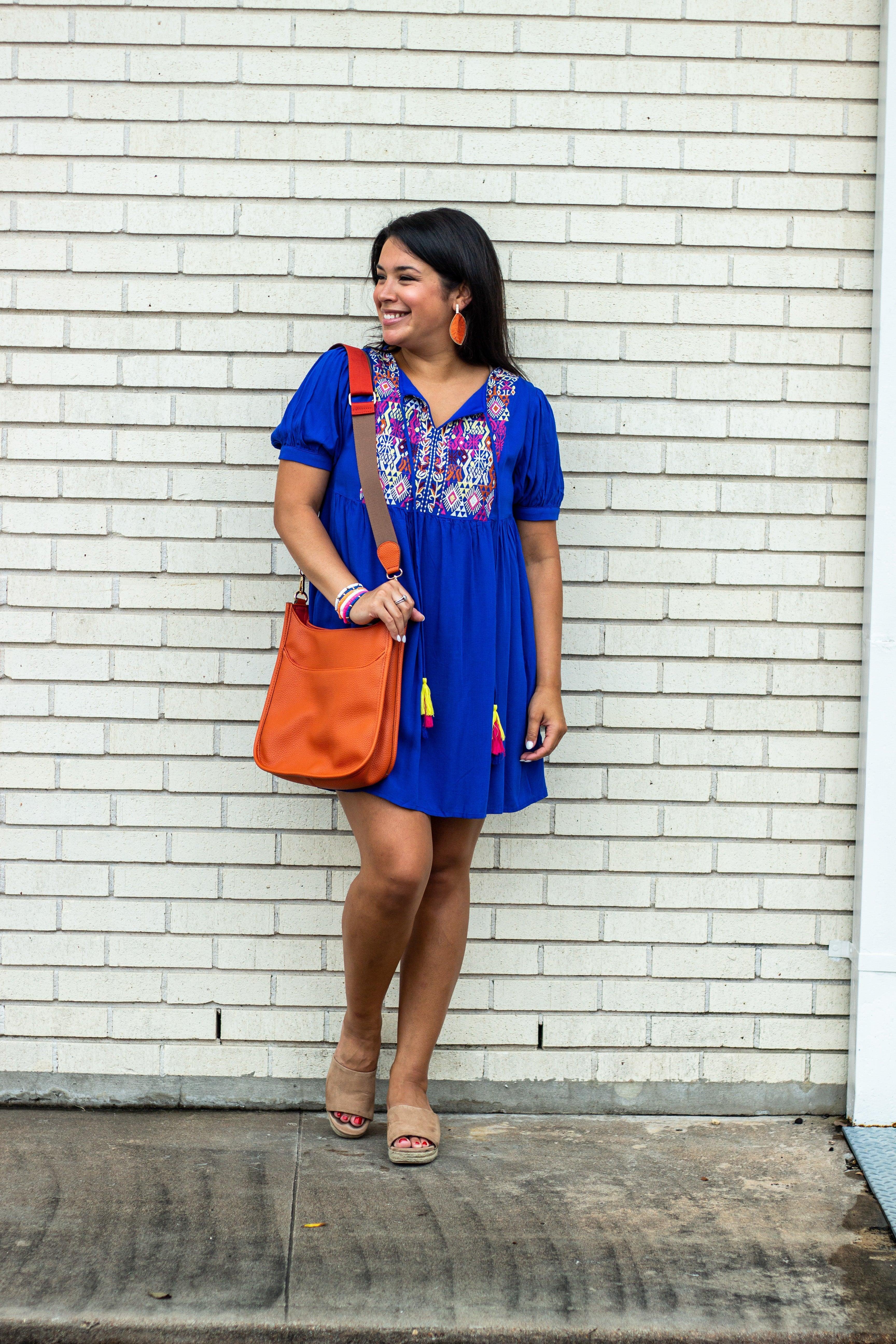 Embroidered Yoke Babydoll Dress - Image 11
