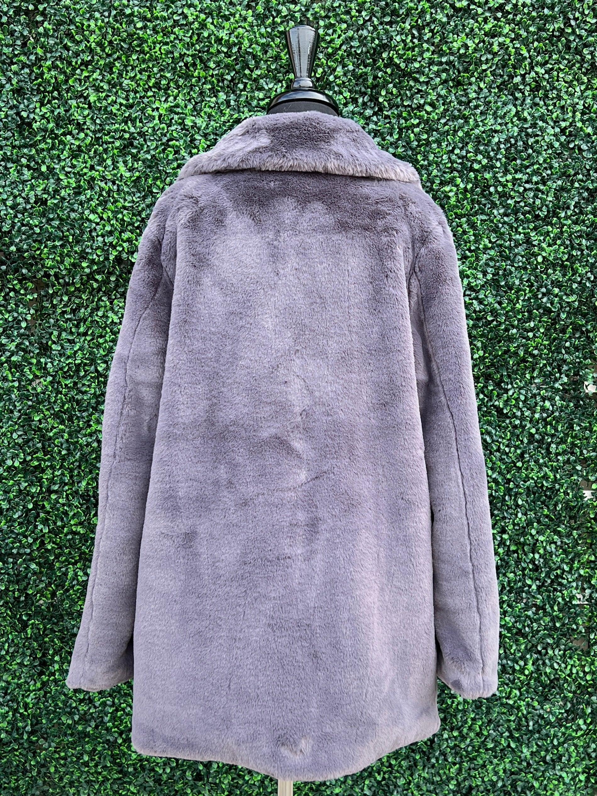 Faux Fur Car Coat - Image 12