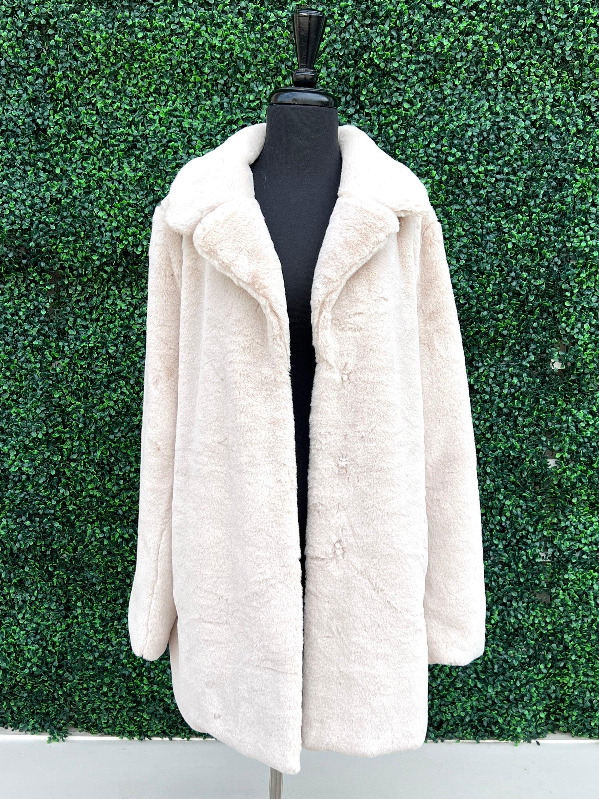 Faux Fur Car Coat - Image 13