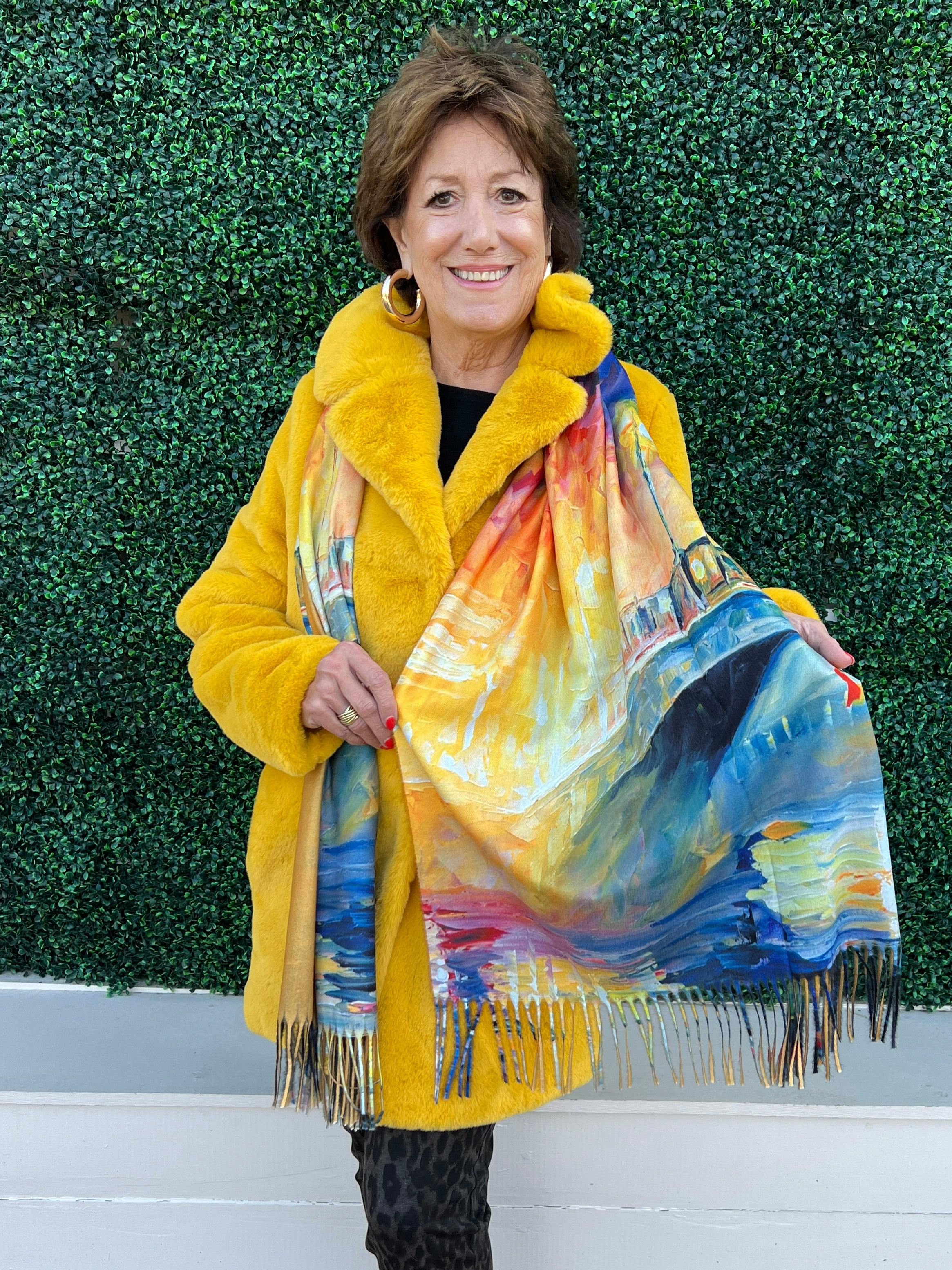Faux Fur Car Coat - Image 7