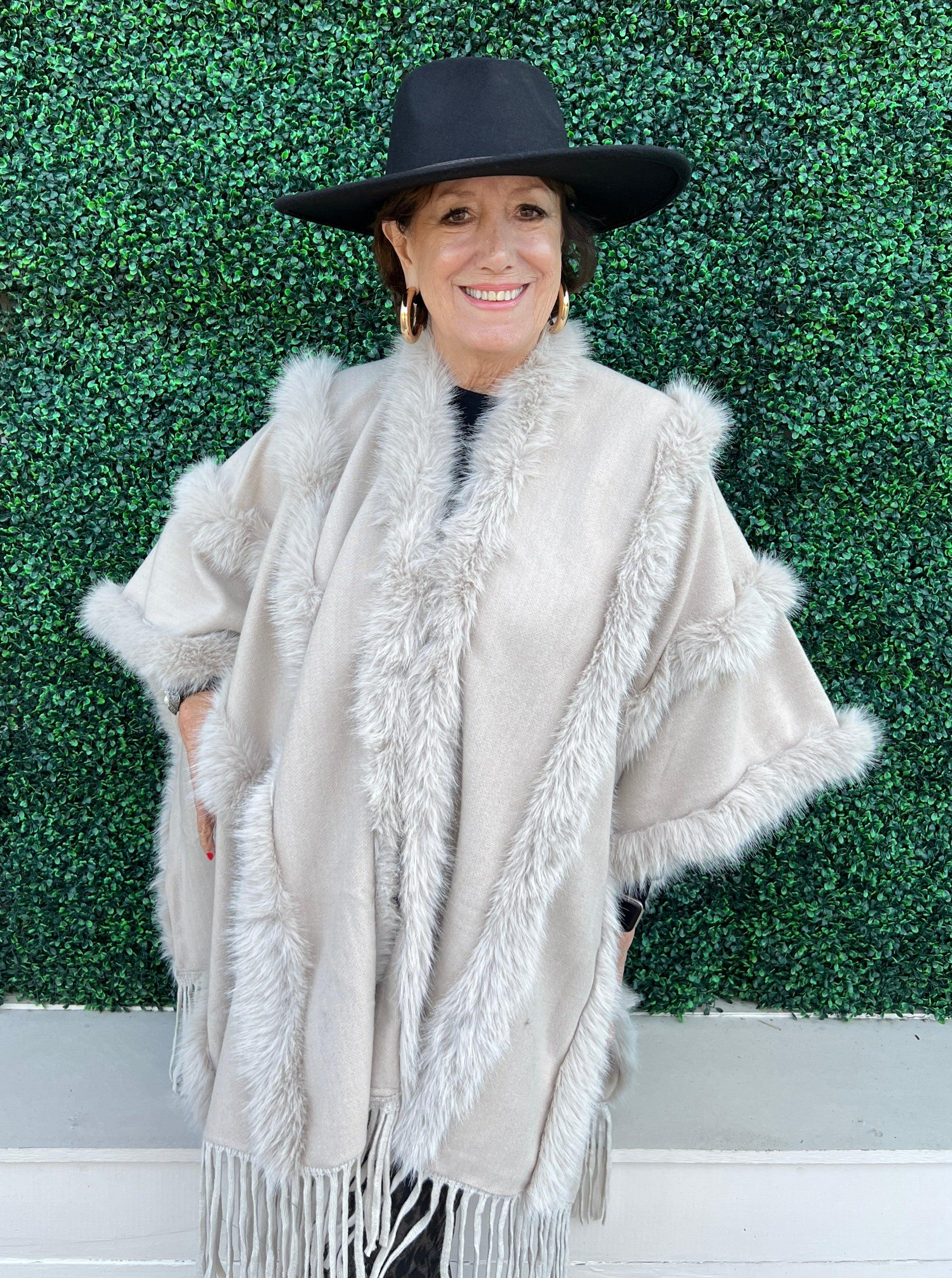 Faux Fur Pelts Cape - Image 4