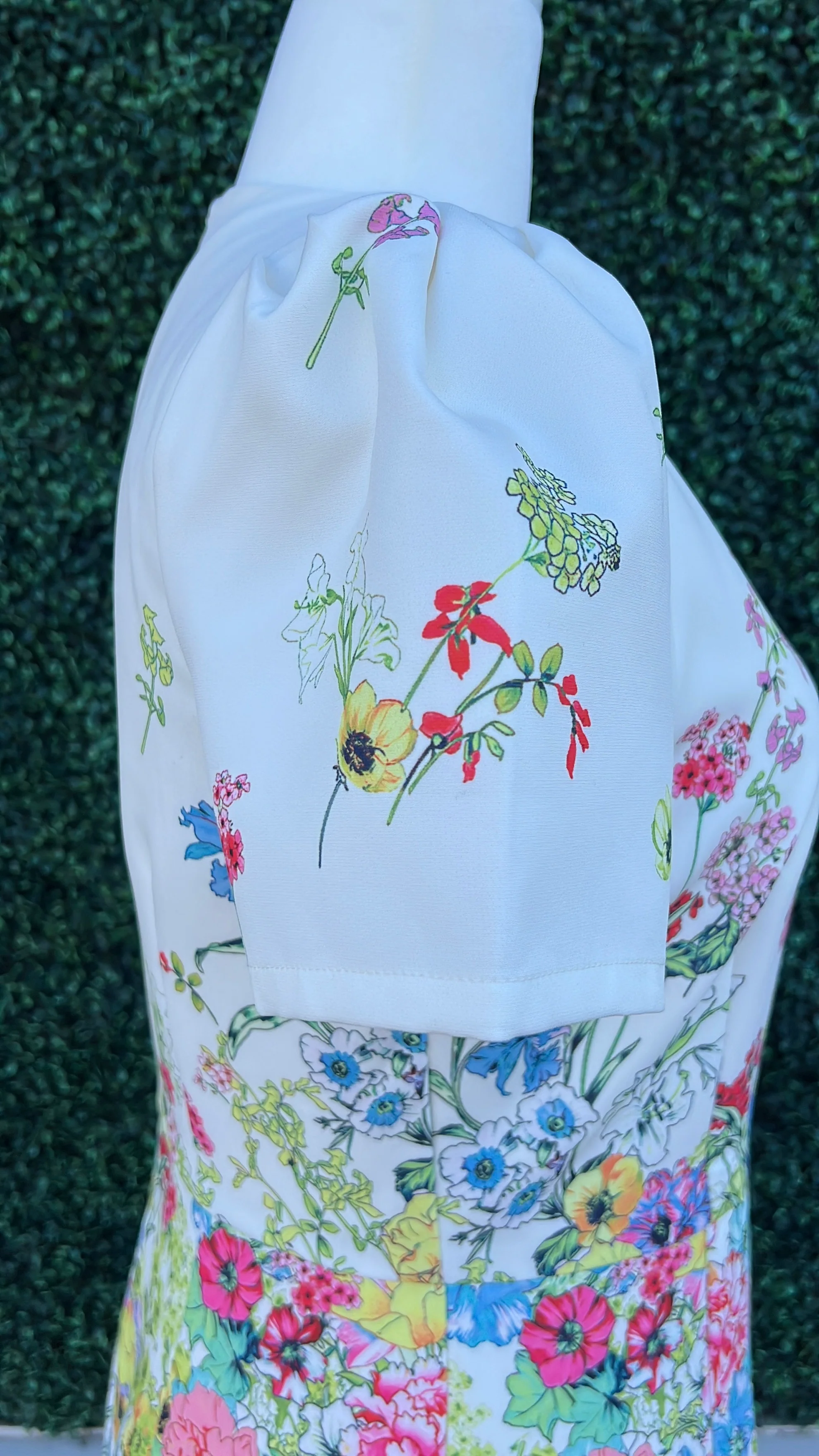 Floral Garden Print Dress - Image 5