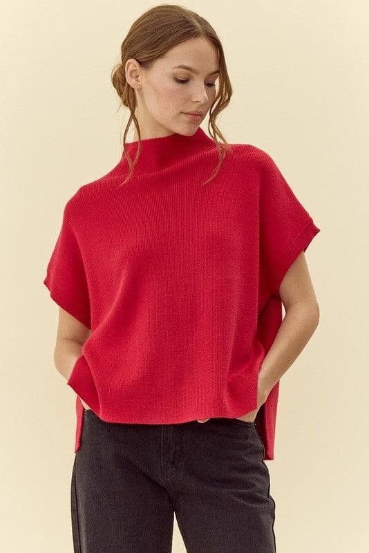 Cap Sleeve Sweater Vest - Image 6