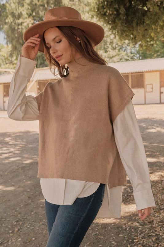 Cap Sleeve Sweater Vest - Image 9