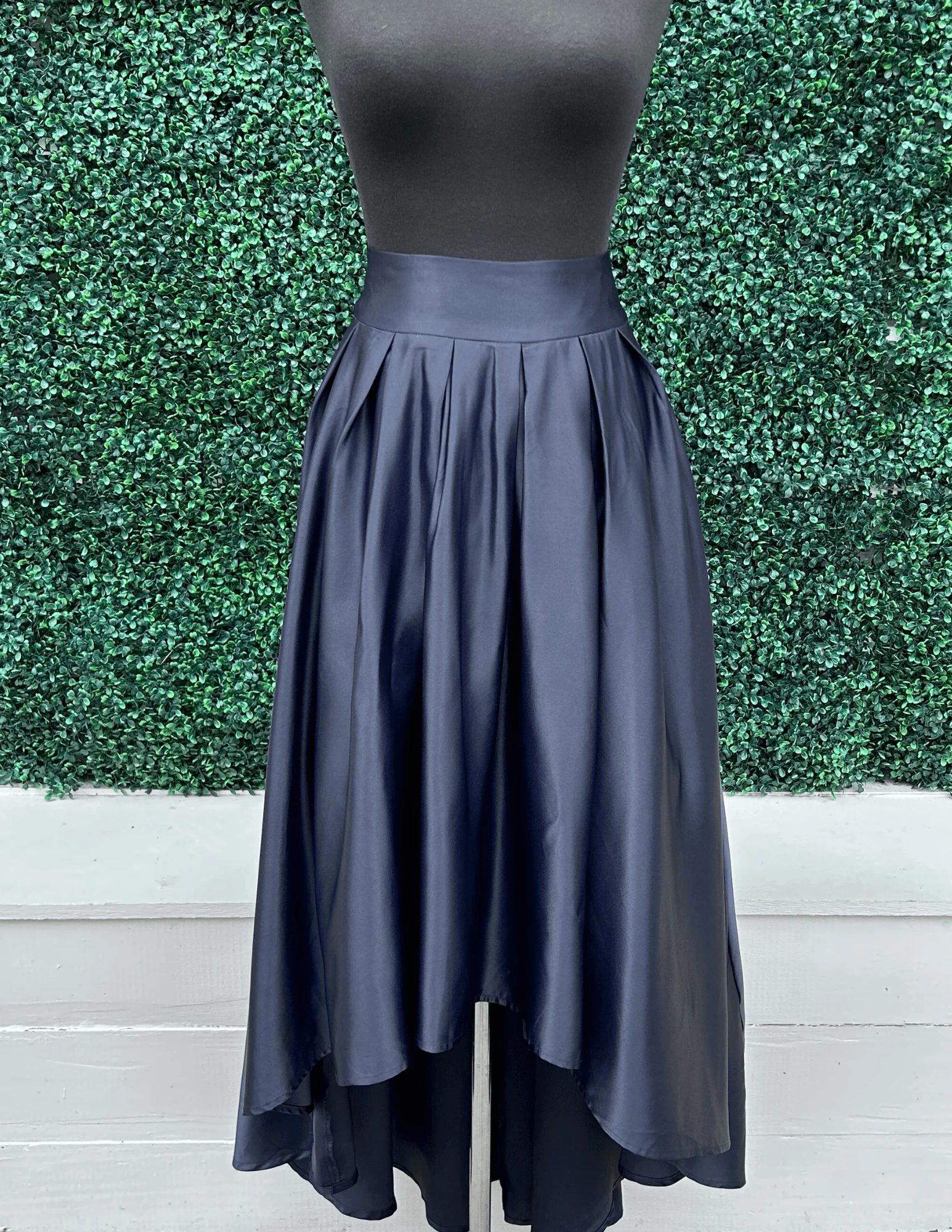 High Low Structured Skirt - Image 2