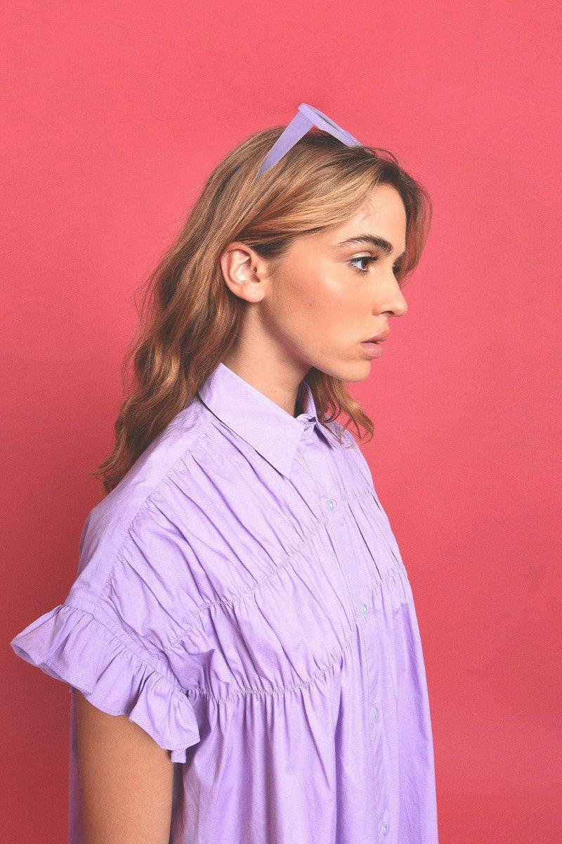 Colorful Cotton Shirt Dress - Image 16