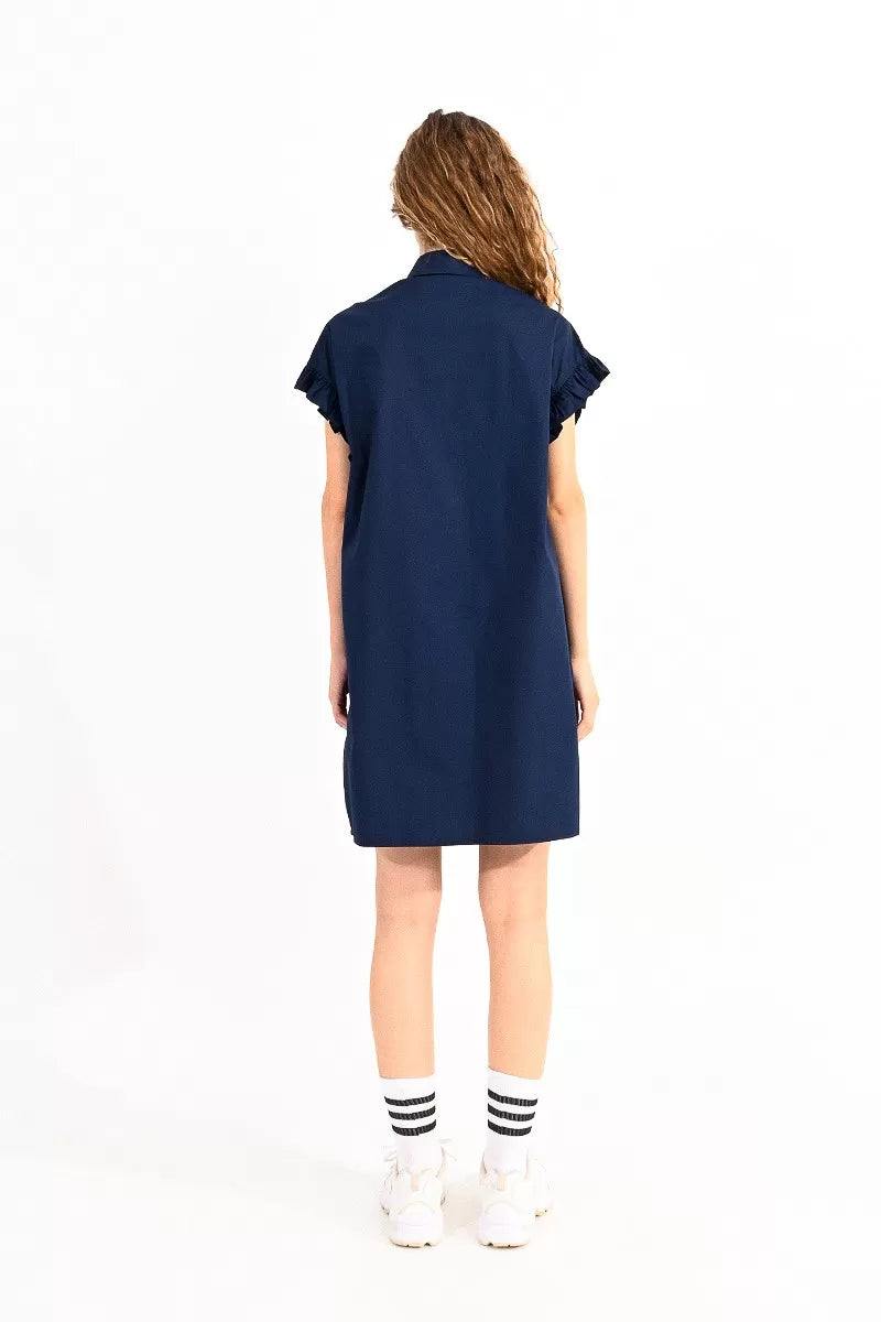 Colorful Cotton Shirt Dress - Image 9