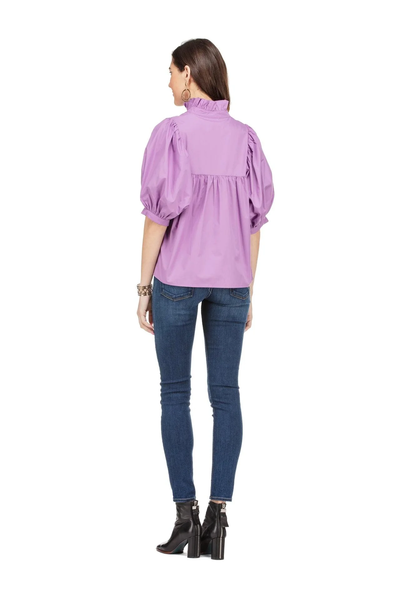 Cotton Puff Sleeve Top - Image 14