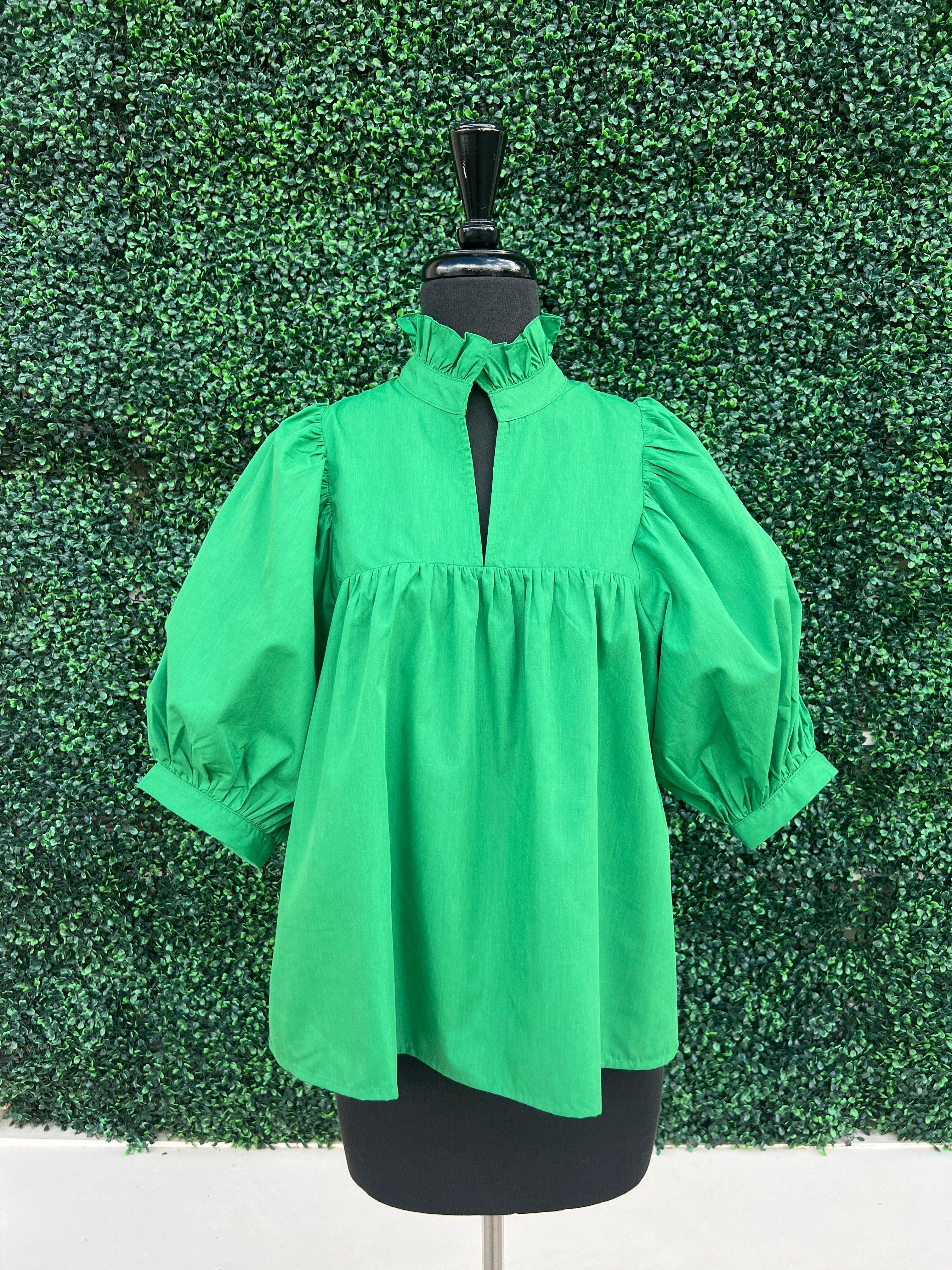 Cotton Puff Sleeve Top - Image 3