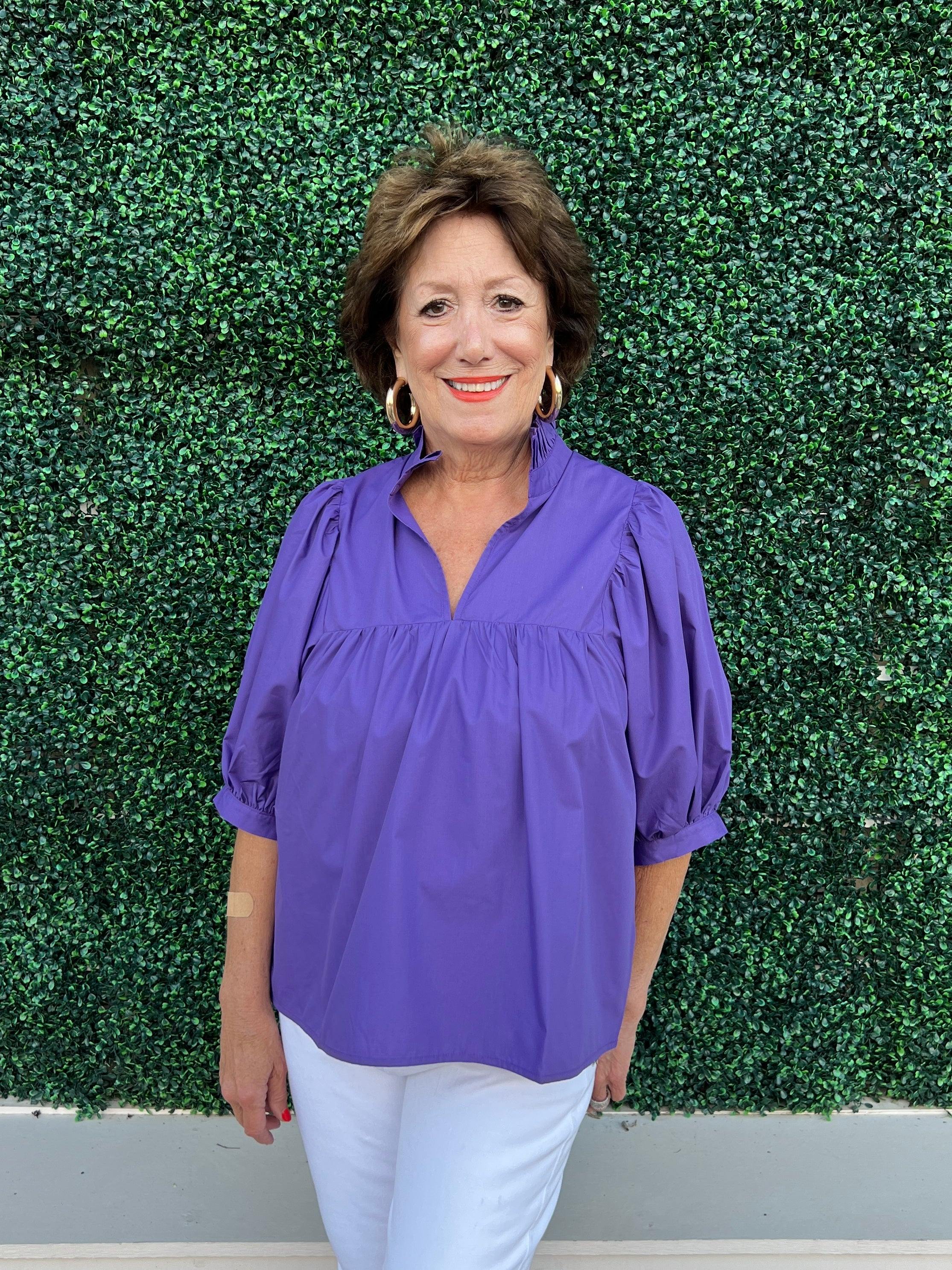 Cotton Puff Sleeve Top - Image 9