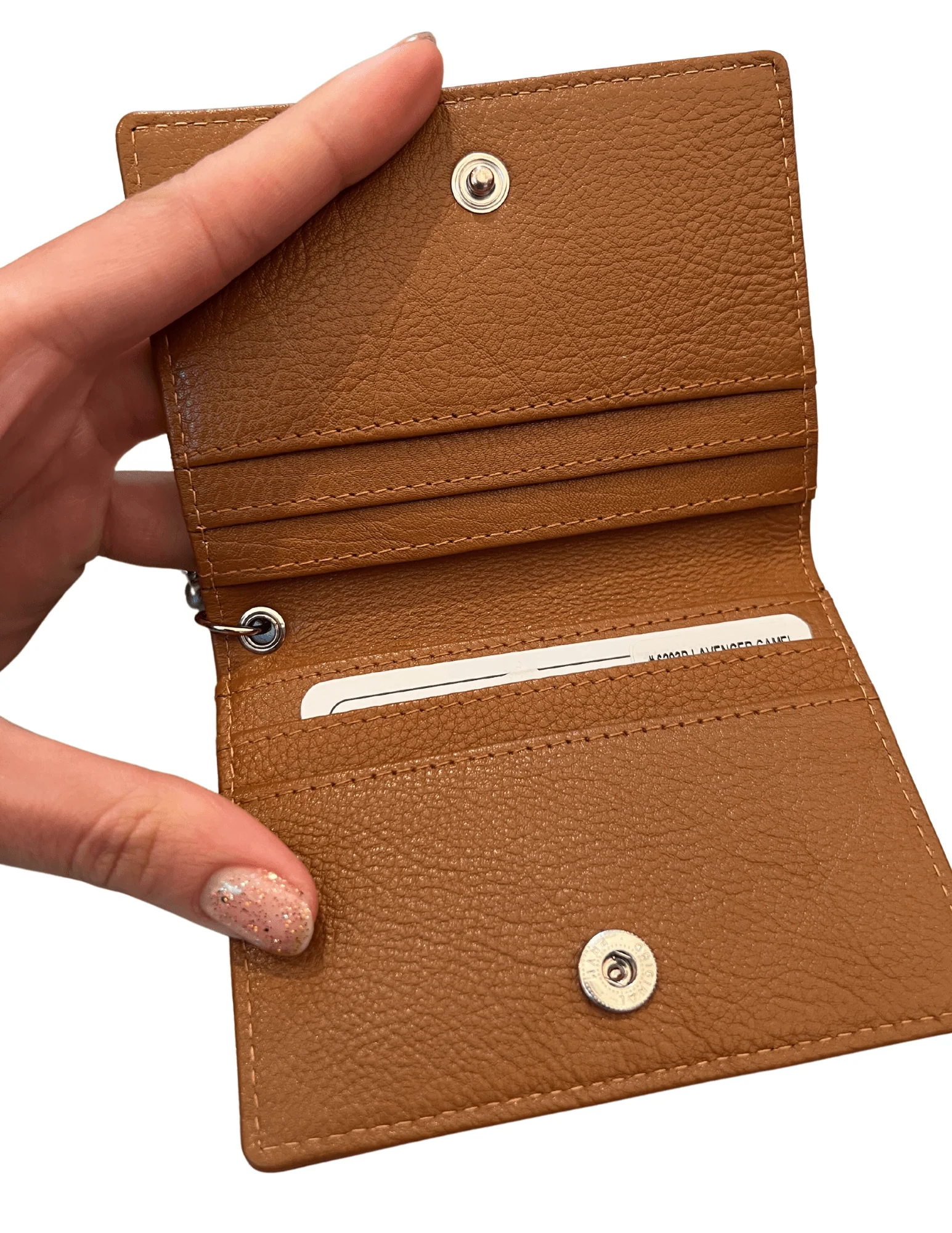 Key Ring Flap Card Case - Image 5