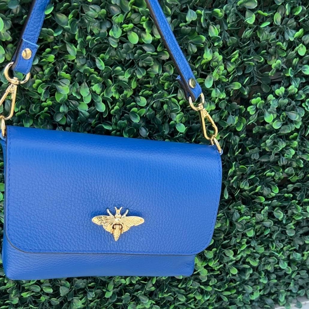 Italian Leather Bee Bag - Image 10