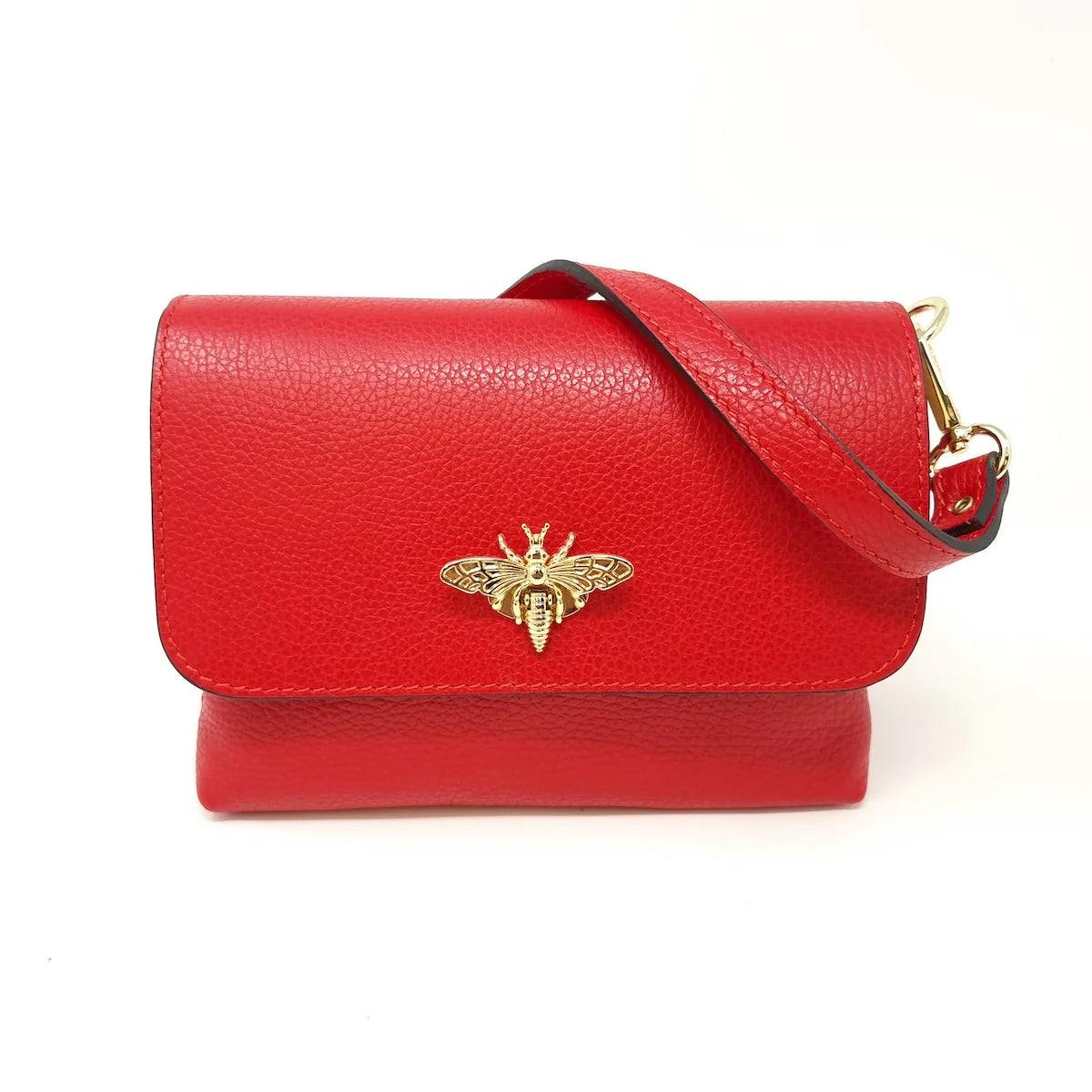 Italian Leather Bee Bag - Image 3