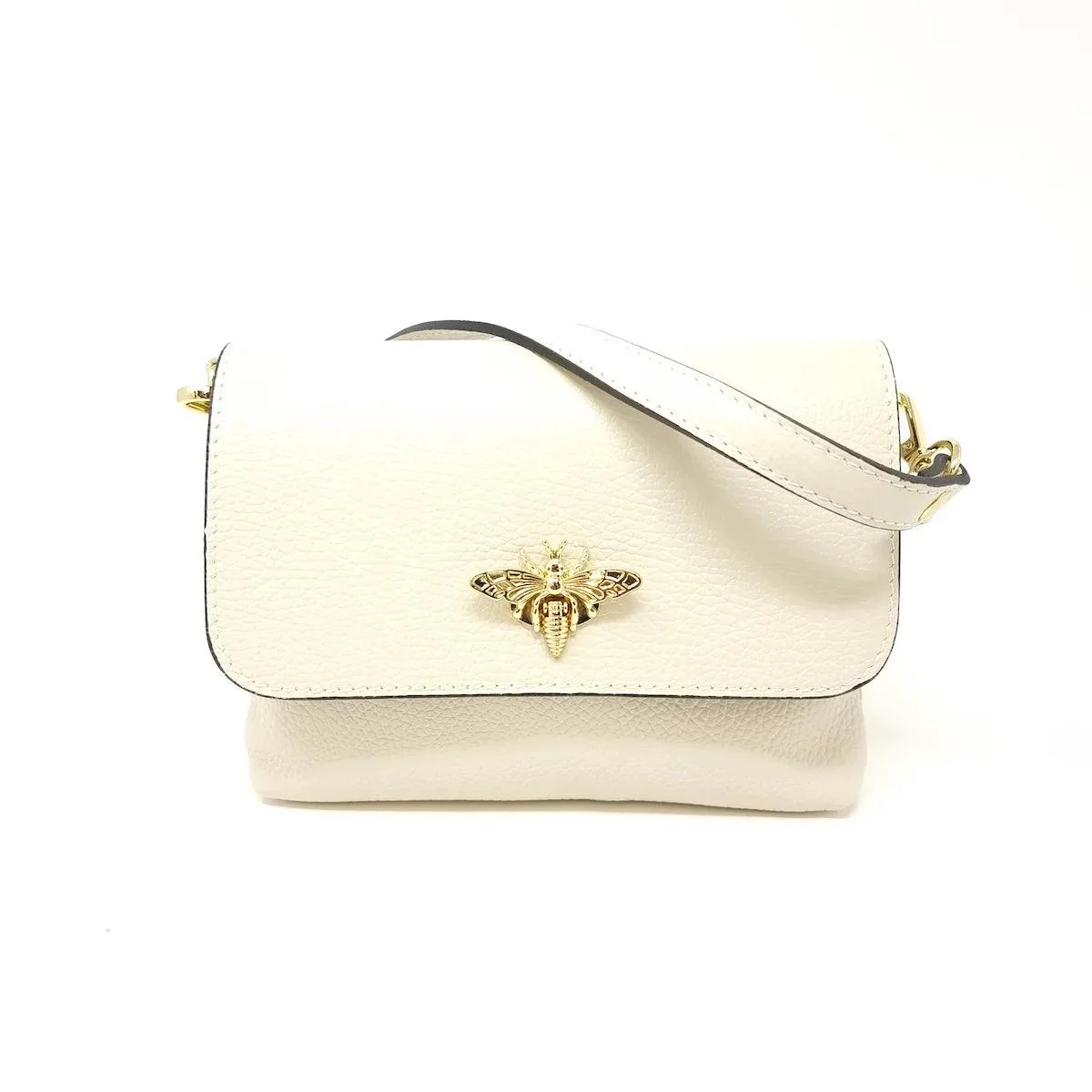 Italian Leather Bee Bag - Image 4