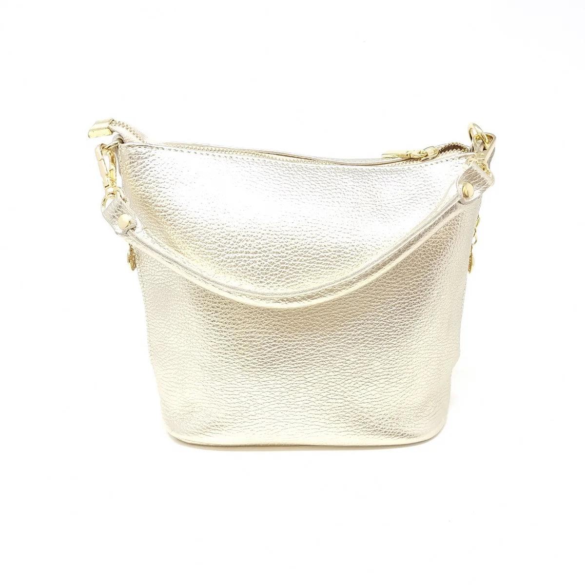 Italian Leather Bucket Purse - Image 4