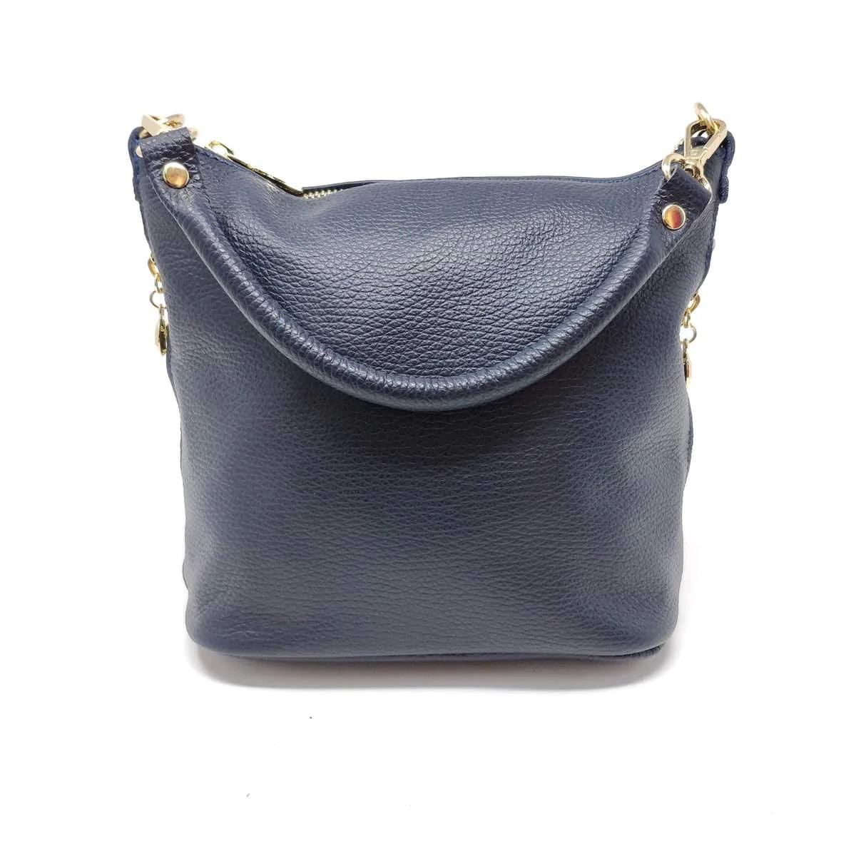 Italian Leather Bucket Purse - Image 9