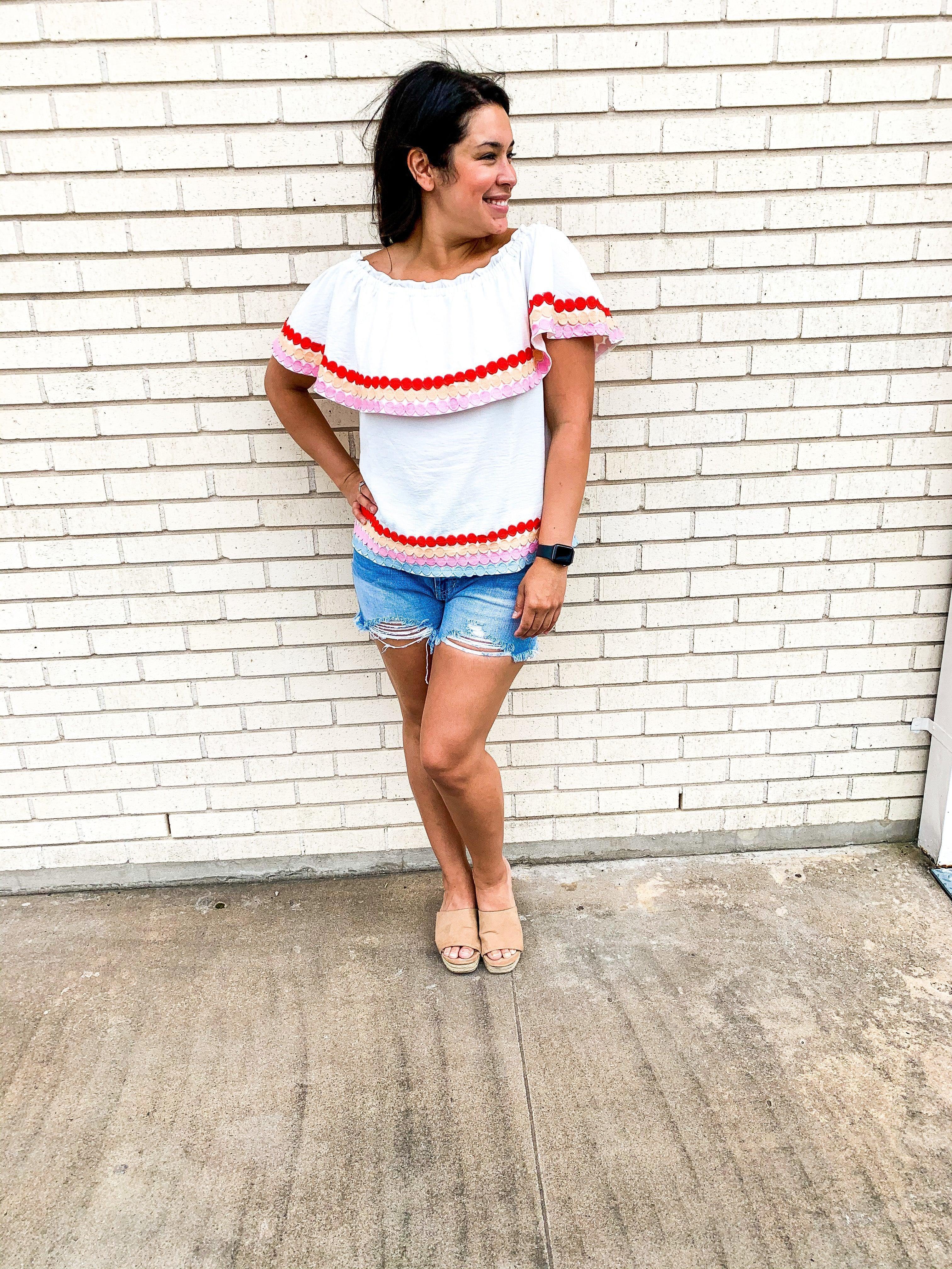 Light Wash Mom Shorts - Image 2