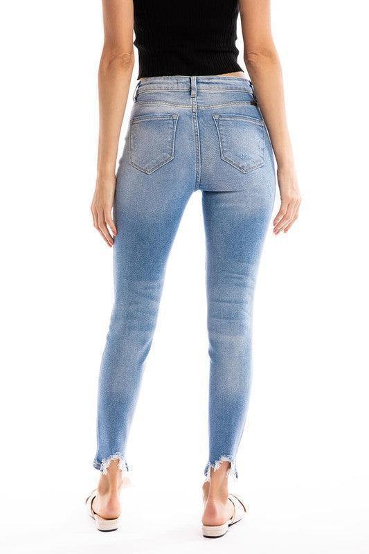 Light Wash Shark Bite Denim - Image 3